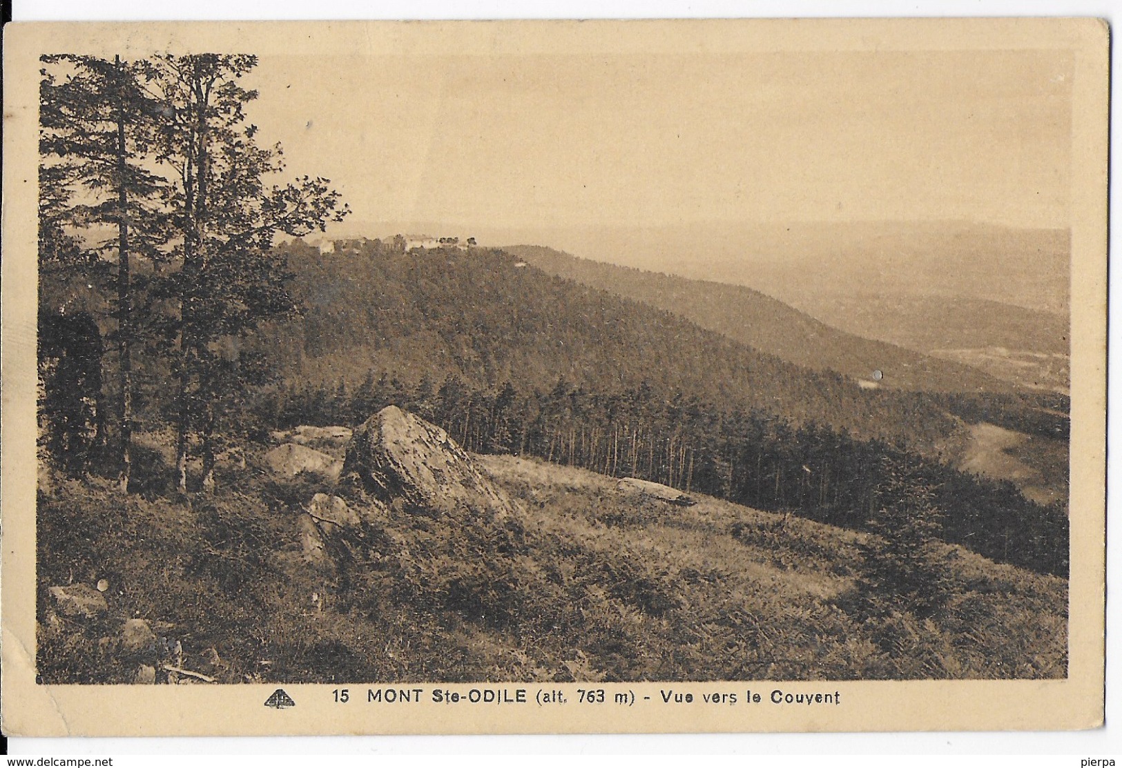 FRANCIA - MONT S.ta ODILE - B/N ANNI '30 - VIAGGIATA 1935 - Altri & Non Classificati