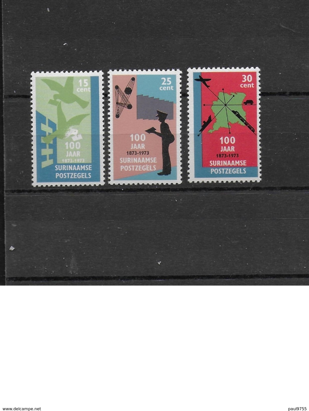 SURINAM   1973 Y.T.588-590 MNH/** - Surinam