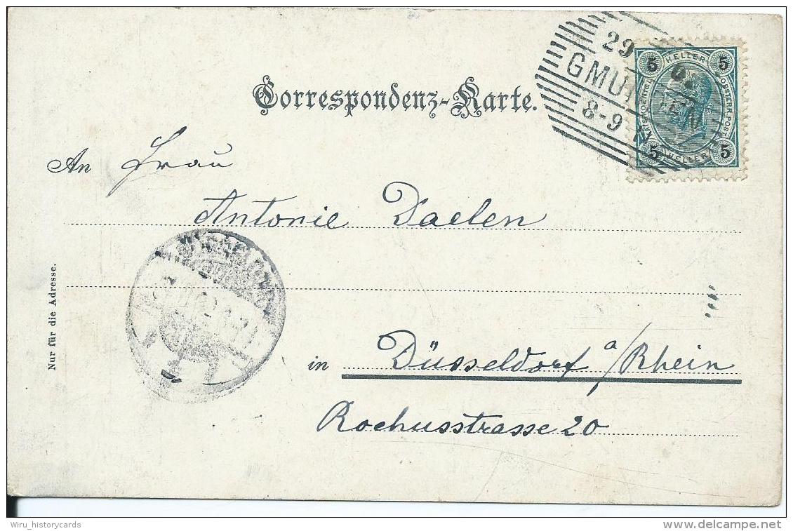 AK 0627  Gmunden - Schloss Ort / Verlag Brandt Um 1902 - Gmunden
