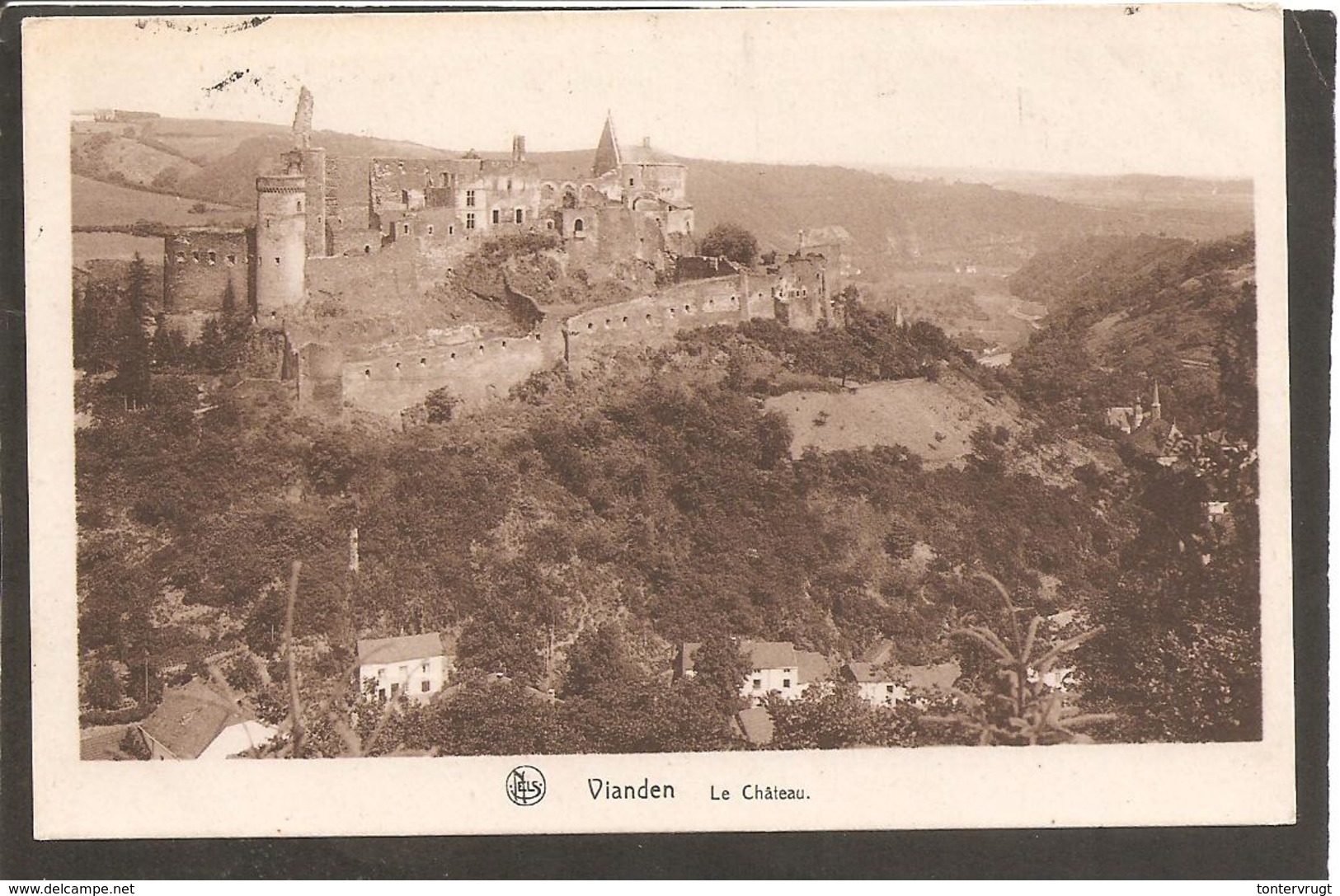 Luxembourg. Diekirch Avec T > Schiedam Holland 1932.Cp. Vianden Le Chateau - Postage Due