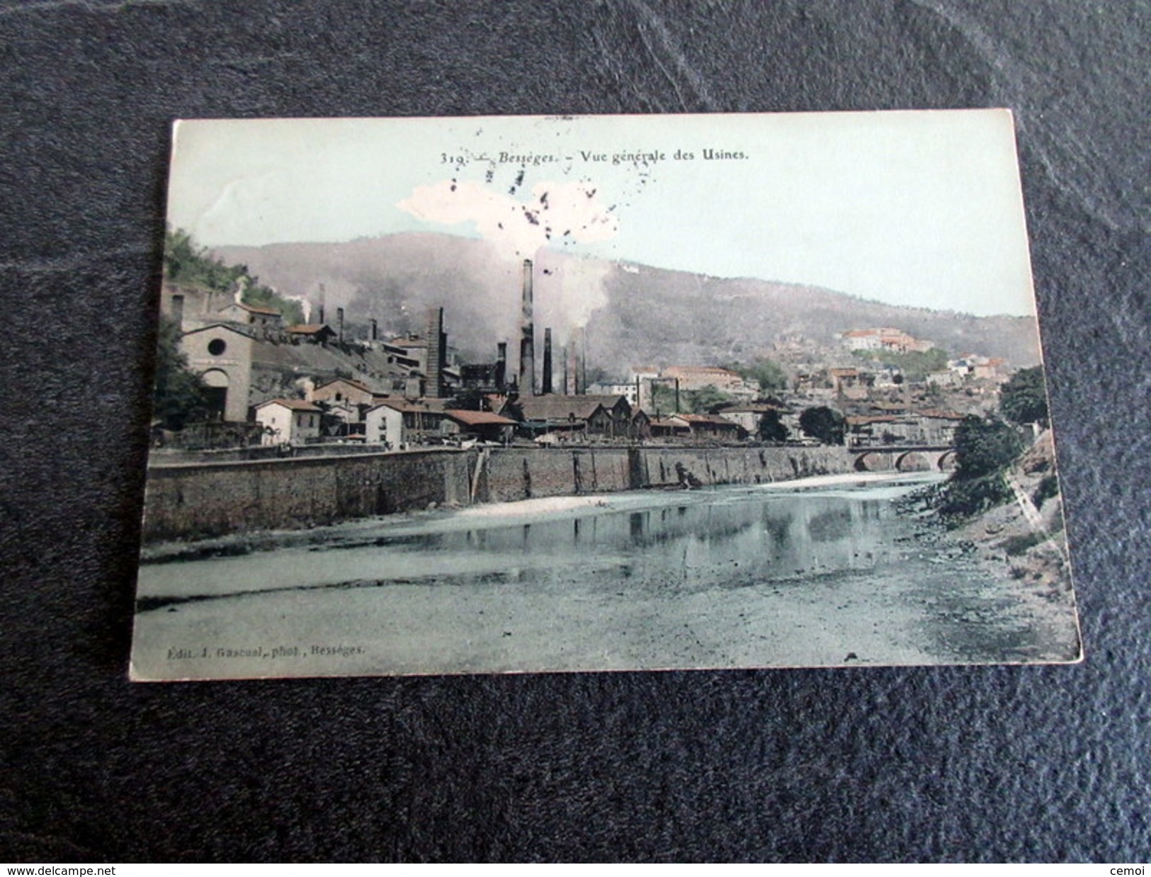 CPA Colorisée - Bessèges (30) - Vue Générale Des Usines - 1906 - Bessèges