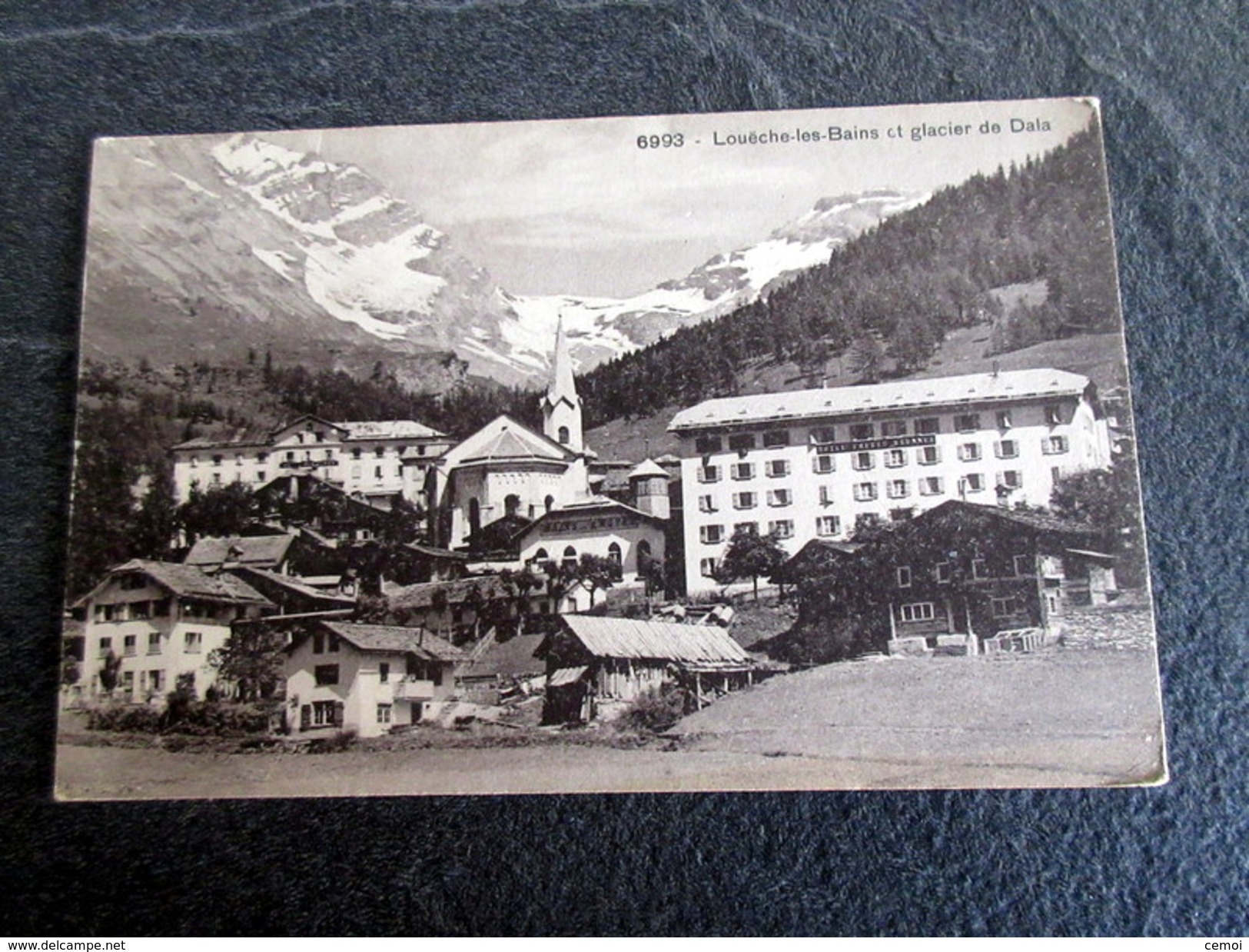 CPA - LOUËCHE Les BAINS - Loèche Les Bains Et Glacier De Dala  - 1912 - Loèche