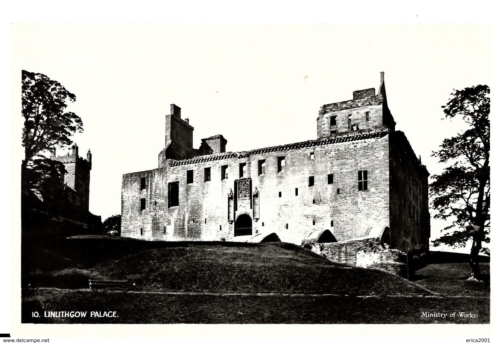 West Lothian. Linlithgow. Linlithgow Palace , Cpa Marquée "Ministry Of Works". - West Lothian