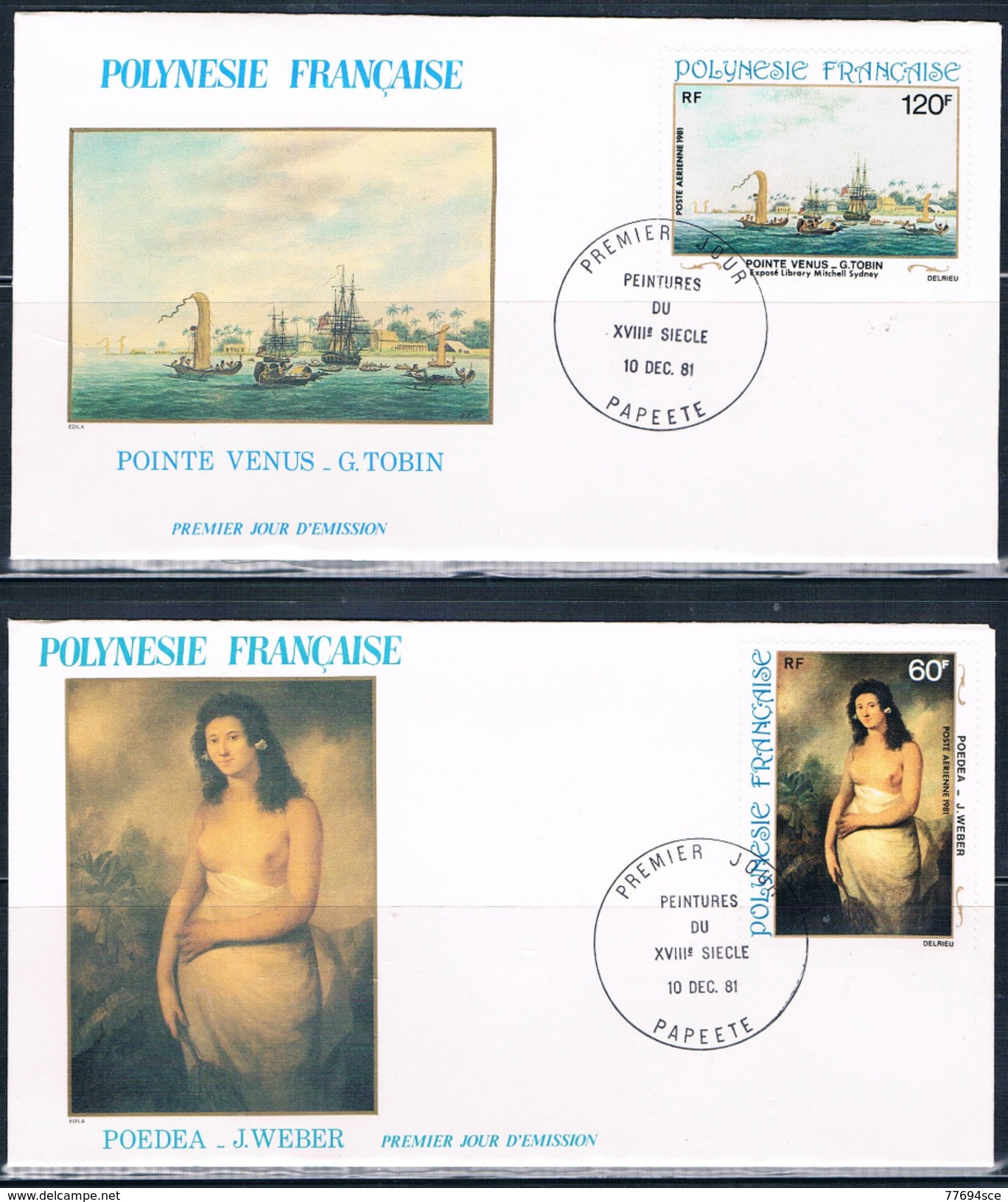 1981  Gemälde / Peintures - Lettres & Documents