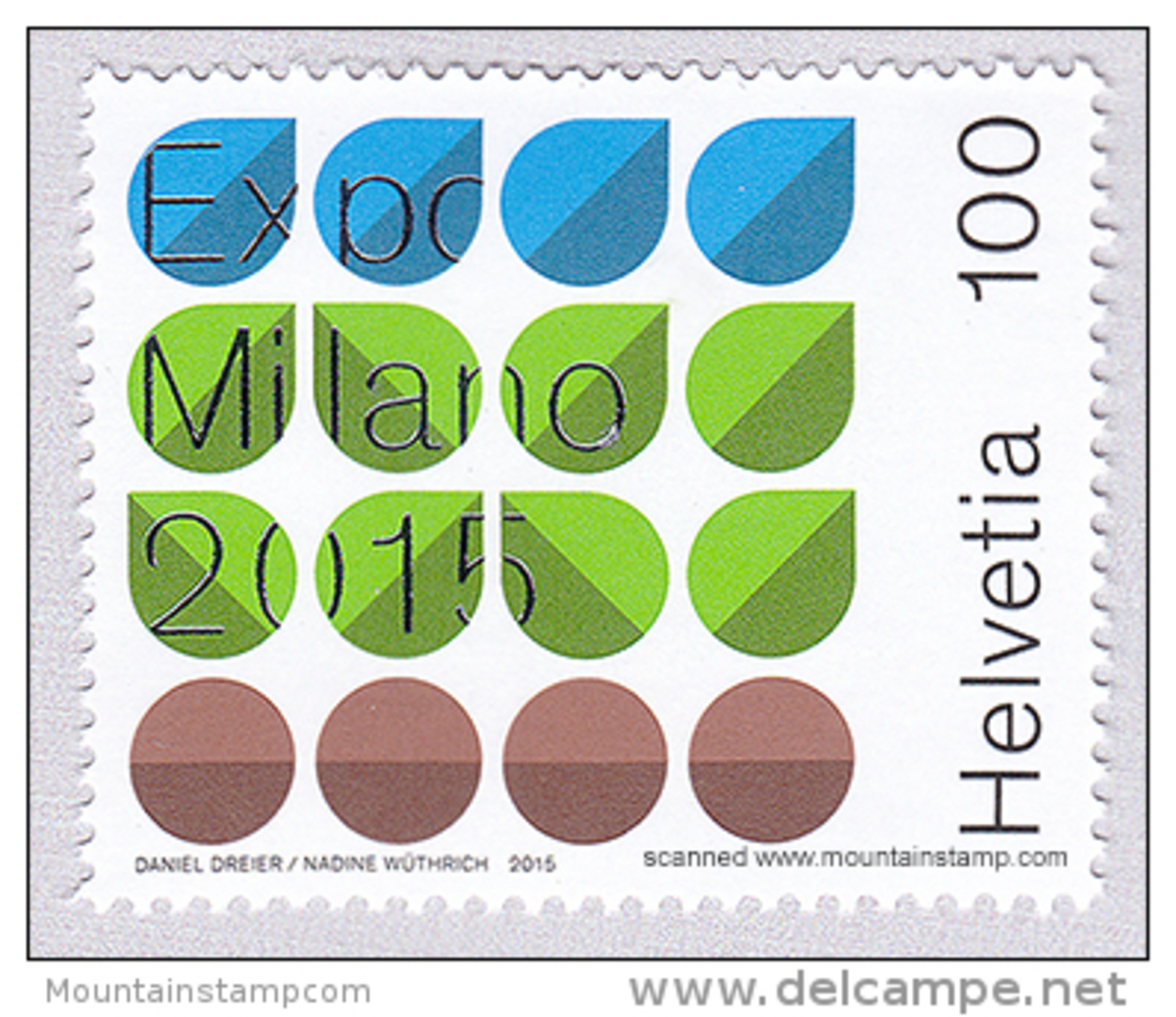 Switzerland 2015 Expo 2015 Milano MNH ** - Ungebraucht