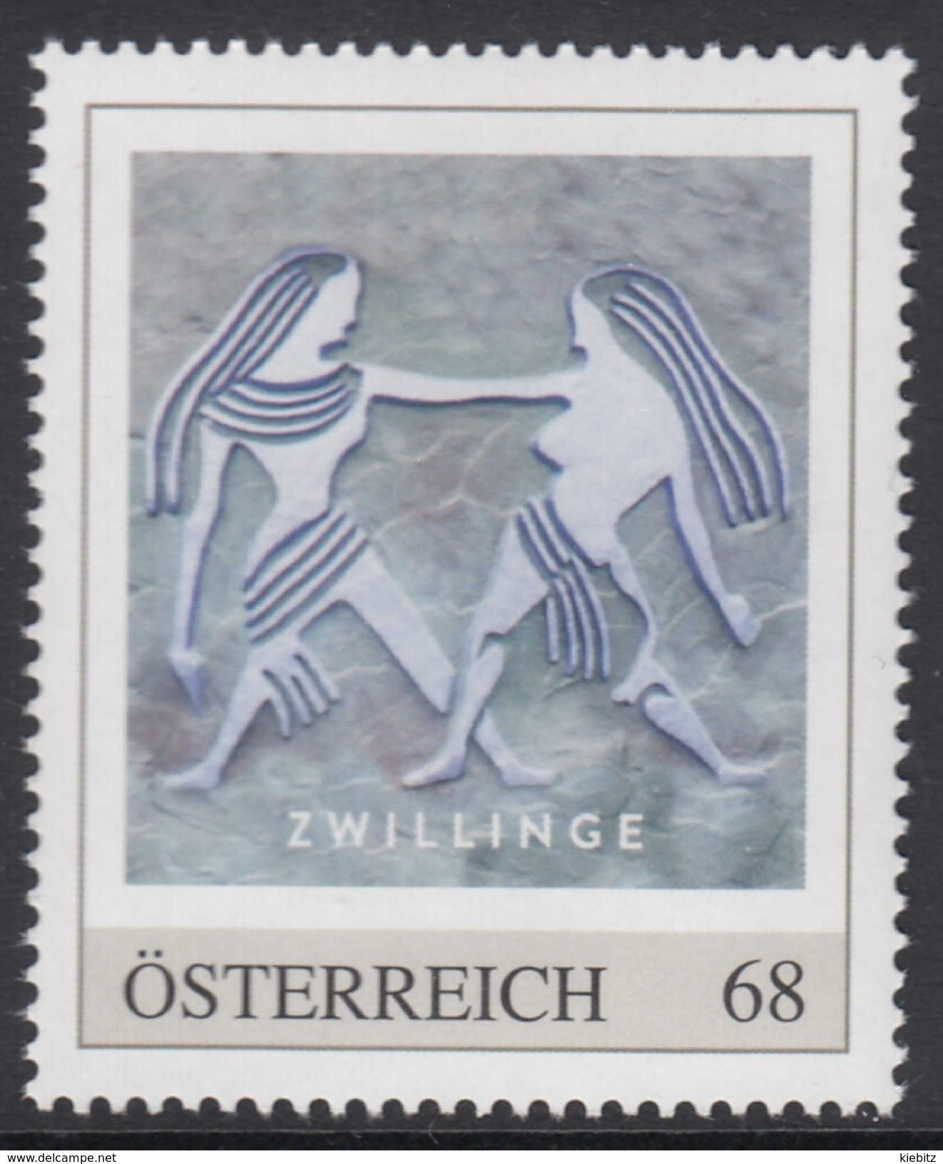 ÖSTERREICH 2016 ** Astrologie - ZWILLINGE Sternzeichen - PM Personalized Stamp MNH - Astrologie