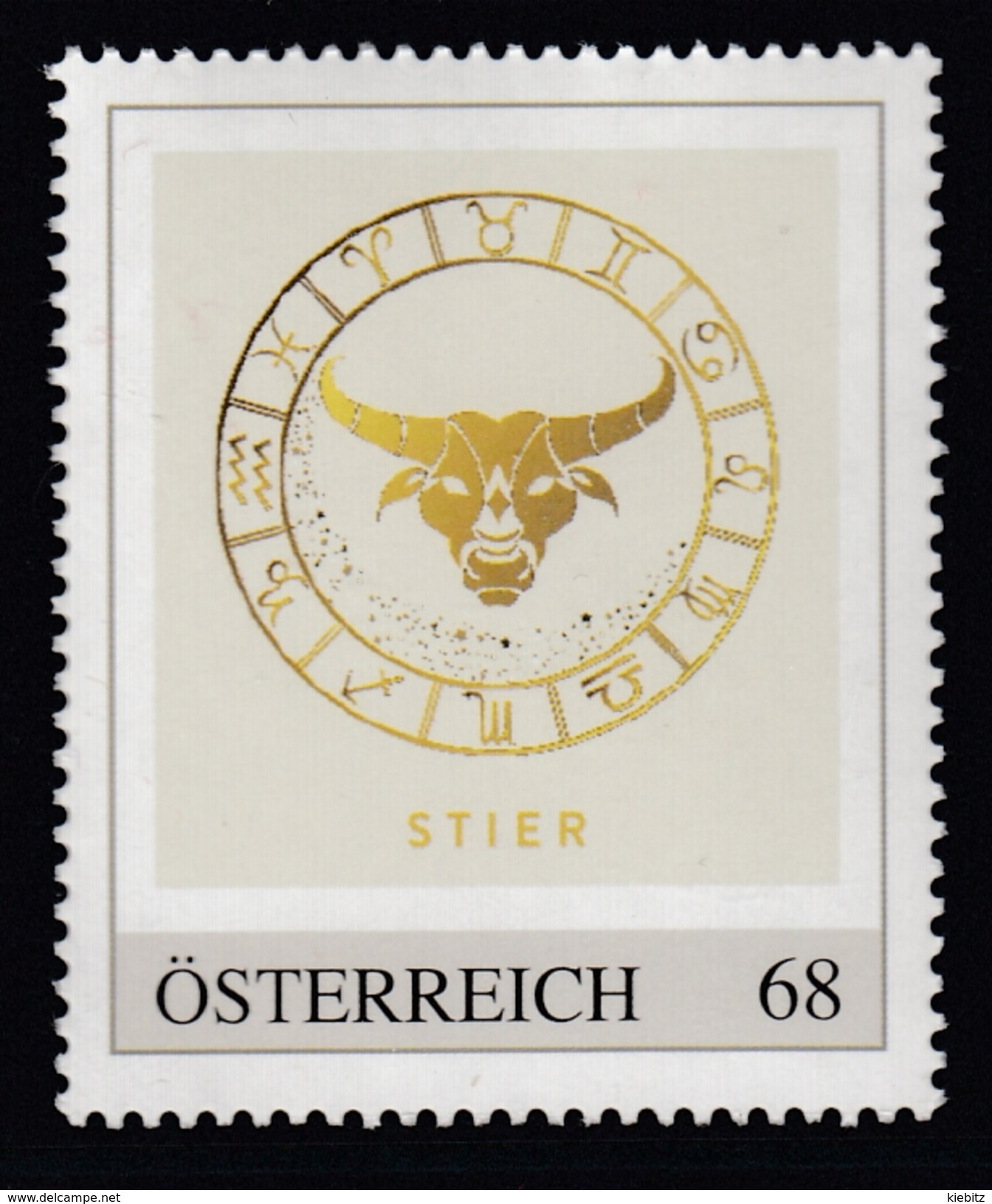 ÖSTERREICH 2016 ** Astrologie - STIER Sternzeichen - PM Personalized Stamp MNH - Astrologie