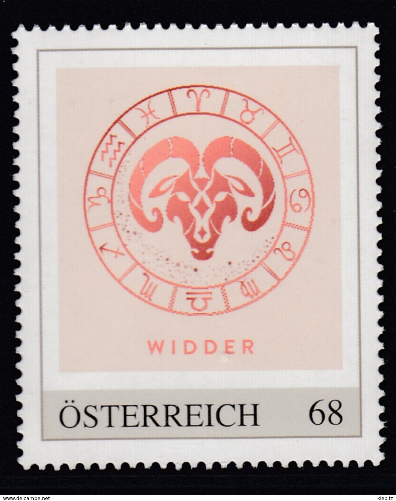 ÖSTERREICH 2016 ** Astrologie - WIDDER Sternzeichen - PM Personalized Stamp MNH - Astrologie