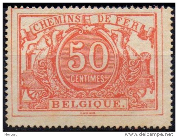 BELGIQUE - Chemins De Fer - 50 C. De 1882/94 Neuf - Ungebraucht