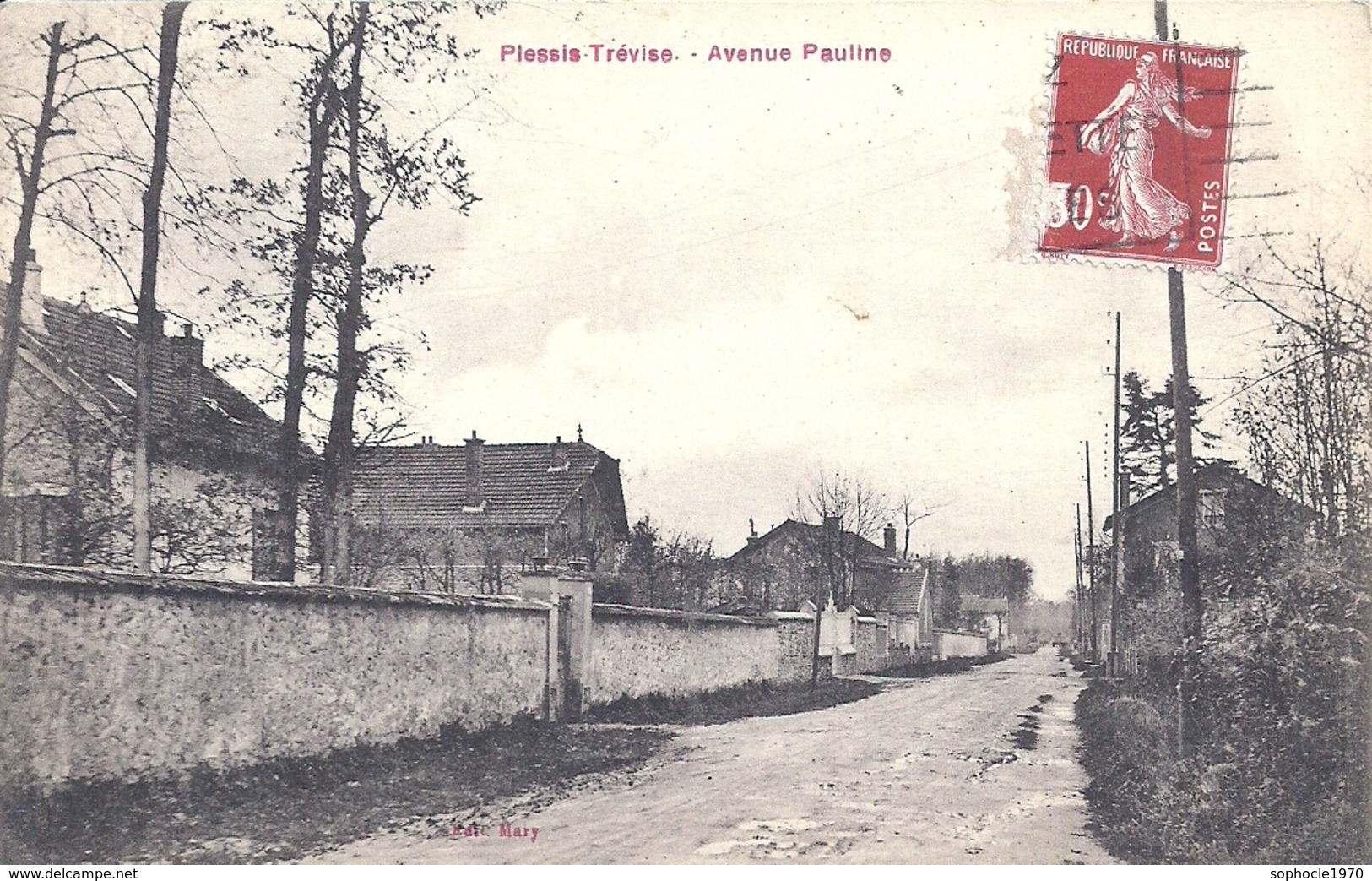 VAL DE MARNE - 94 - LE PLESSIS TREVISSE - Avenue Pauline - Le Plessis Trevise