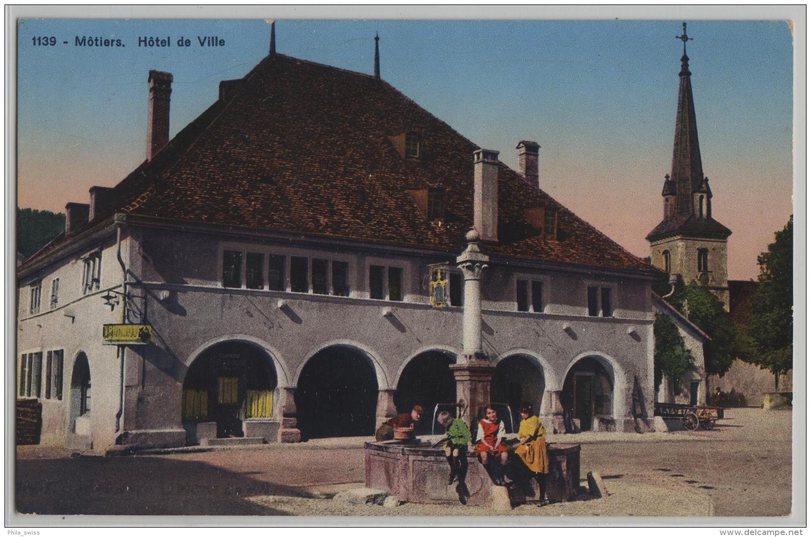 Motiers - Hotel De Ville - Animee Mit Kindern - Môtiers 