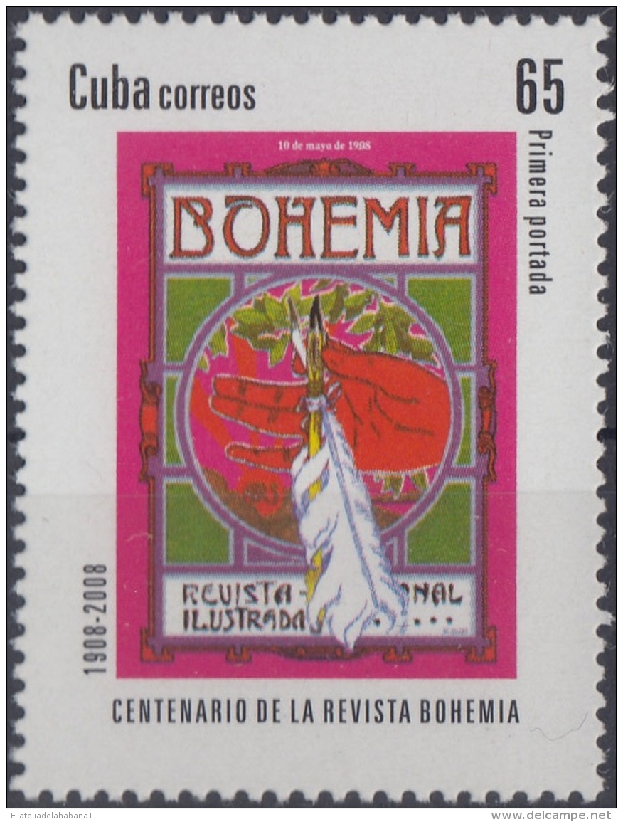 2008.21 CUBA MNH 2008. 50 ANIV REVISTA BOHEMIA. - Unused Stamps