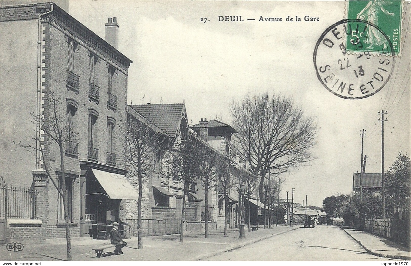VAL D'OISE - 95 - DEUIL - Avenue De La Gare - Deuil La Barre