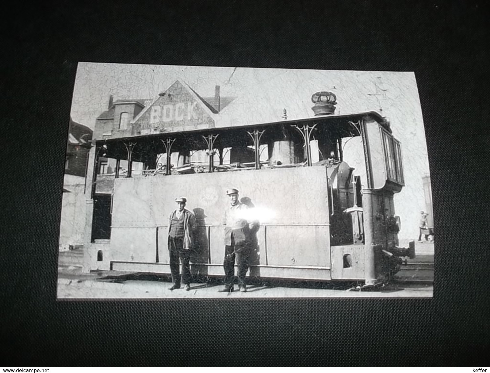 Rillaer Foto Tram Rillaer Bestuurder Evaristus Van Thielt Rechts Op Foto - Aarschot