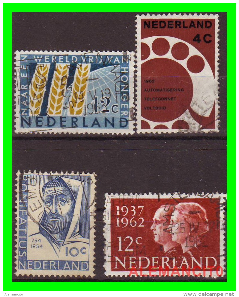 NETHERLANDS  (  PAISES BAJOS  )  HOLANDA  ---  1936 - 1954  VARIOS SELLOS - Gebraucht