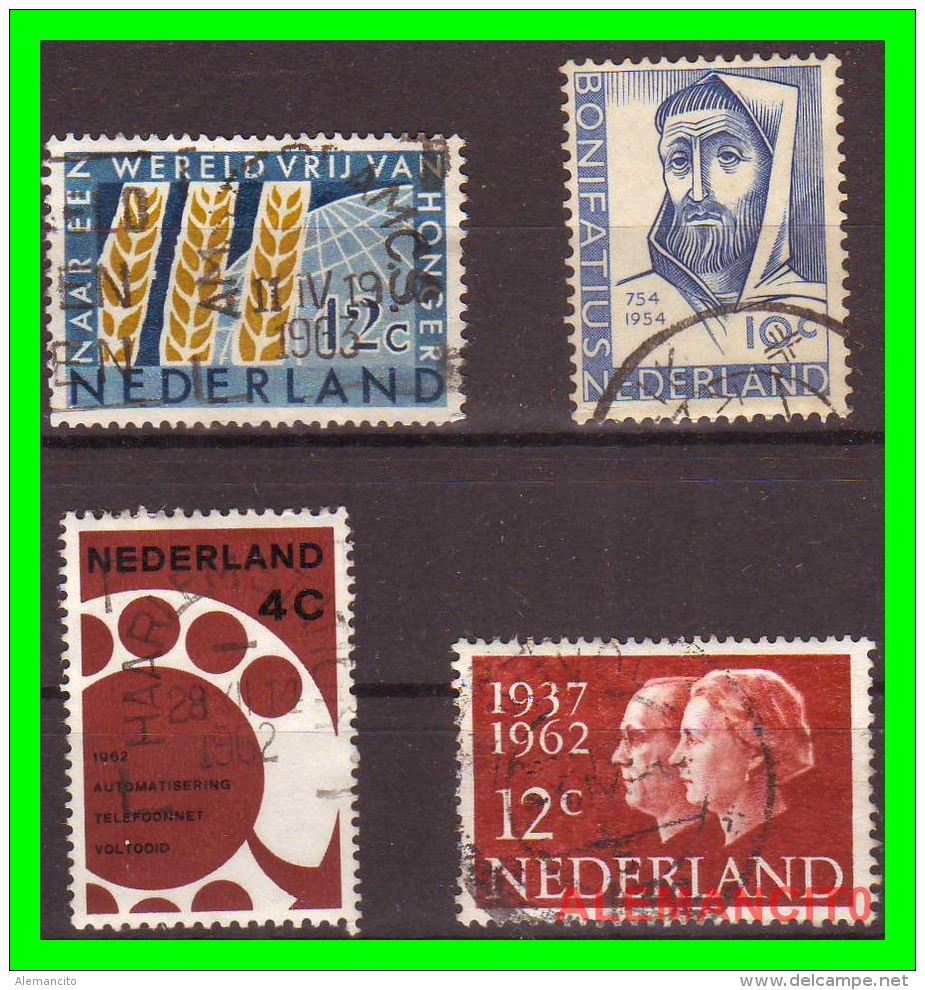 NETHERLANDS  (  PAISES BAJOS  )  HOLANDA  ---  1936 - 1954  VARIOS SELLOS - Gebraucht