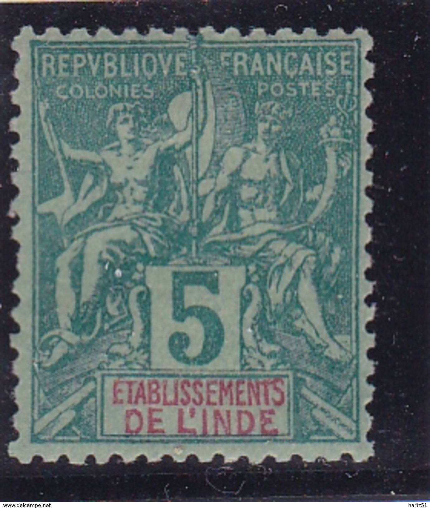 Inde N° 4 Neuf * - Unused Stamps