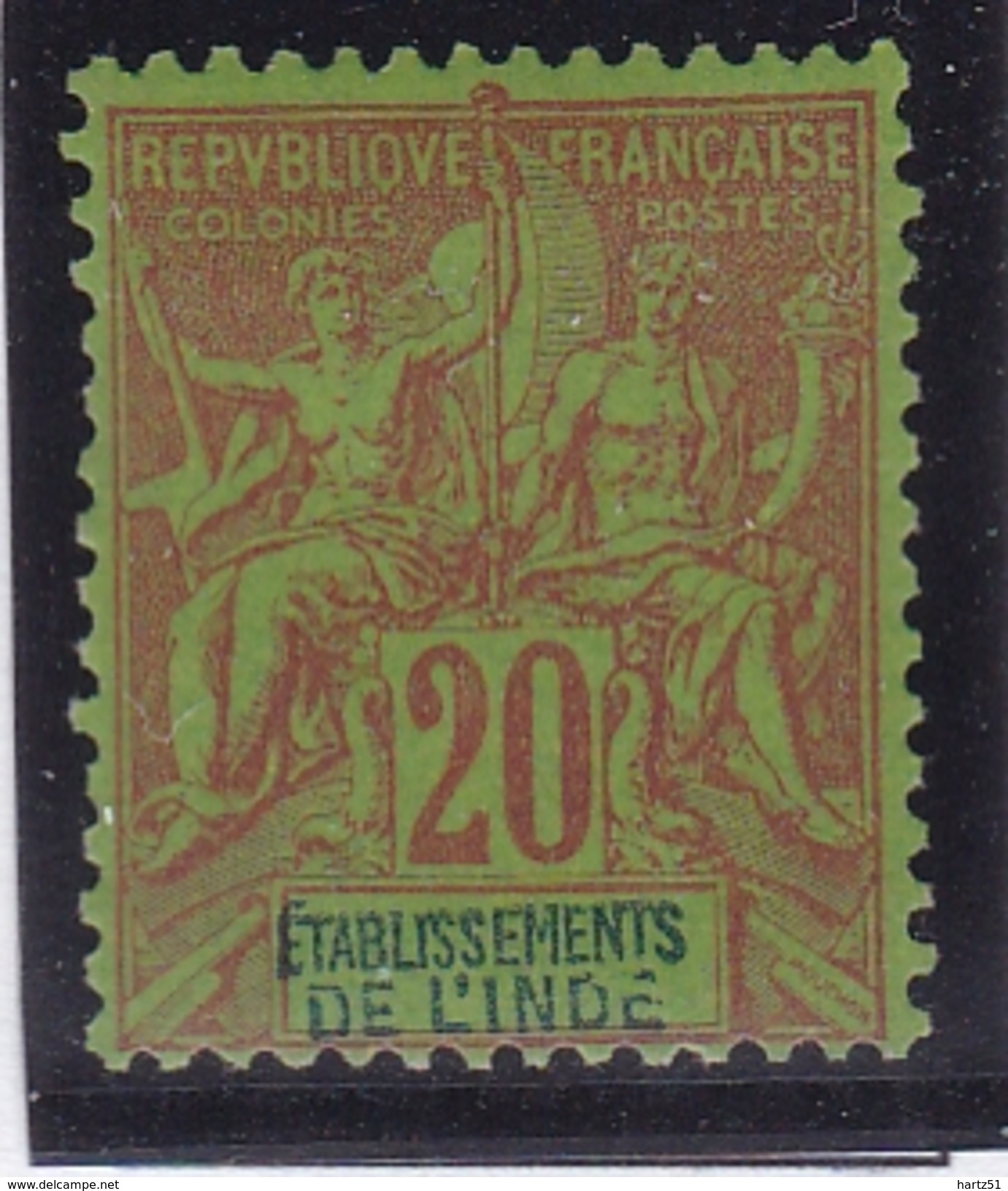 Inde N° 7 Neuf * - Unused Stamps