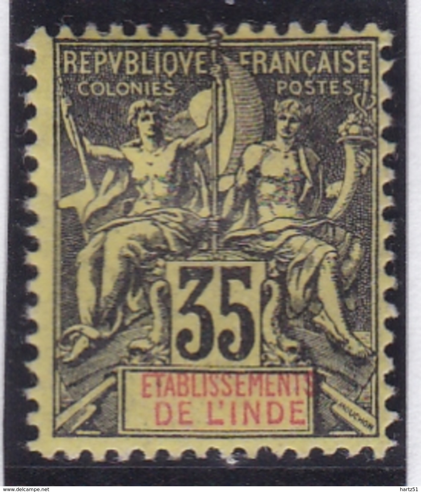 Inde N° 17 Neuf * - Unused Stamps