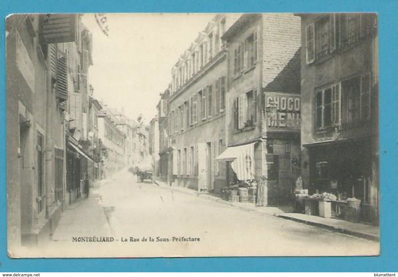 CPA Rue De La Sous-Préfecture MONTBELIARD 25 - Montbéliard