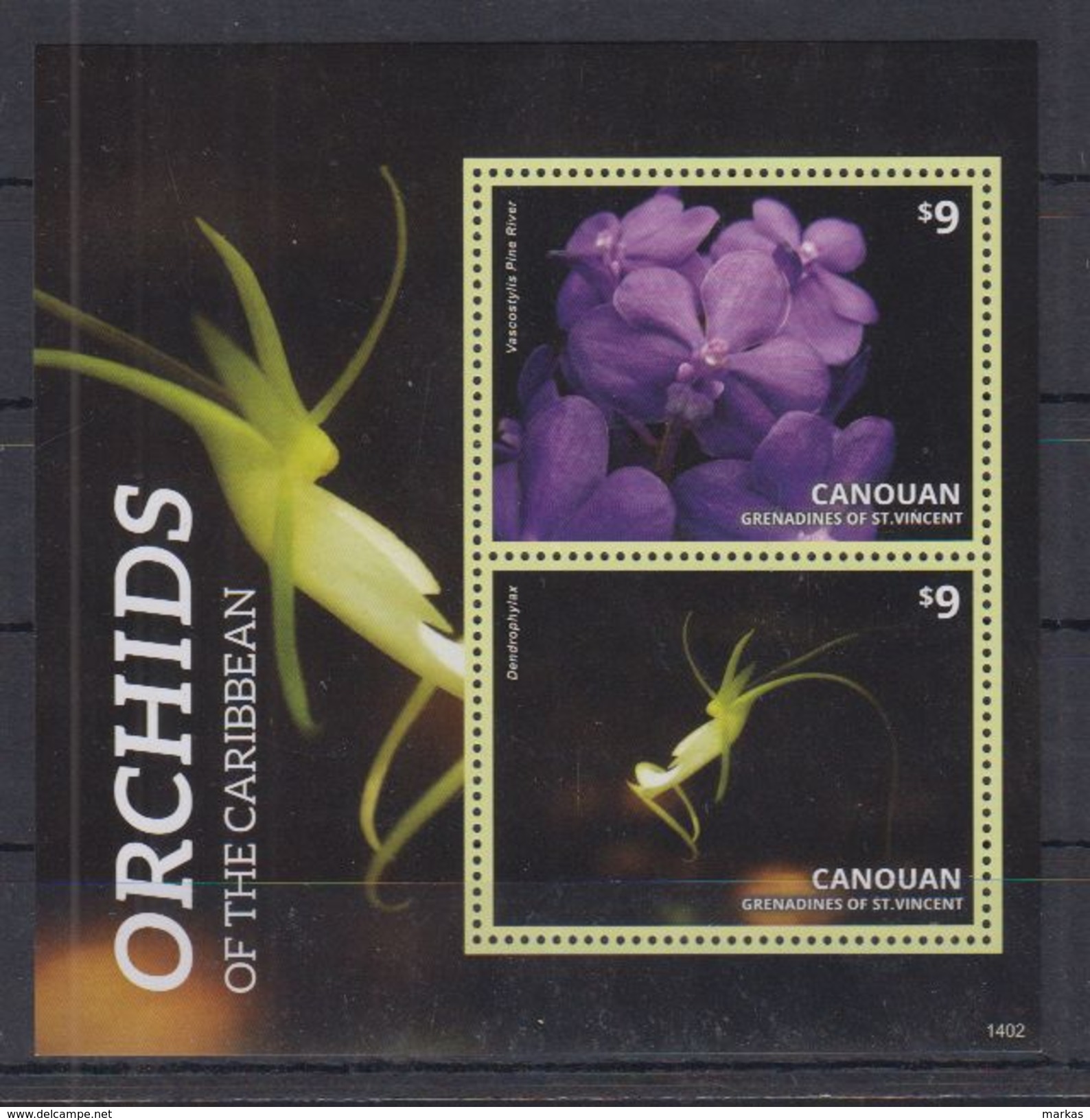 H32 St Vincent & Grenadines - MNH - Plants - Flowers - 2014 - Sonstige & Ohne Zuordnung