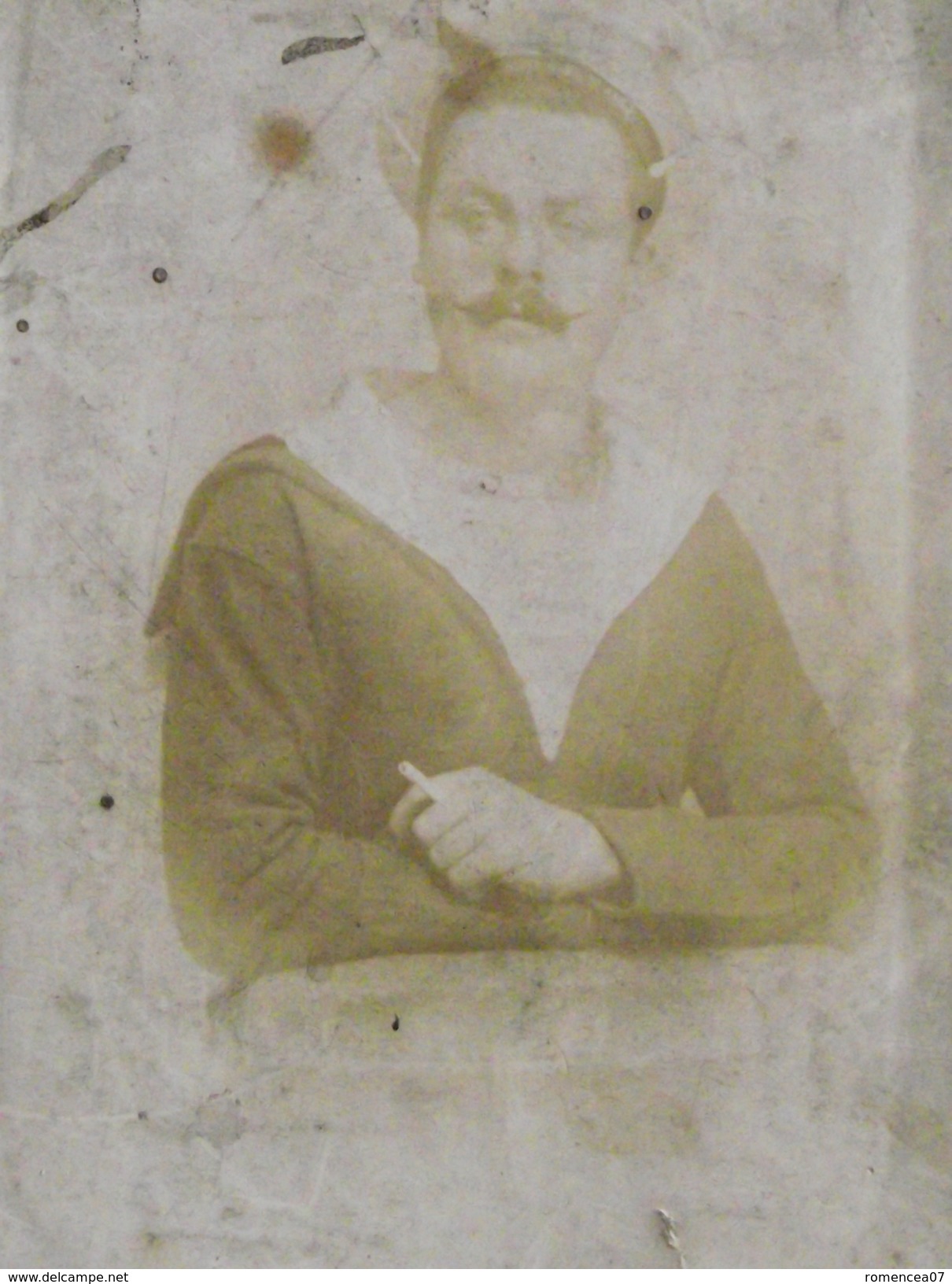 MARIN - CDV Par C. Jacomin, Photographie. à Toulon (Var) - Fin XIXe - Marine De Guerre - A Voir ! - War, Military