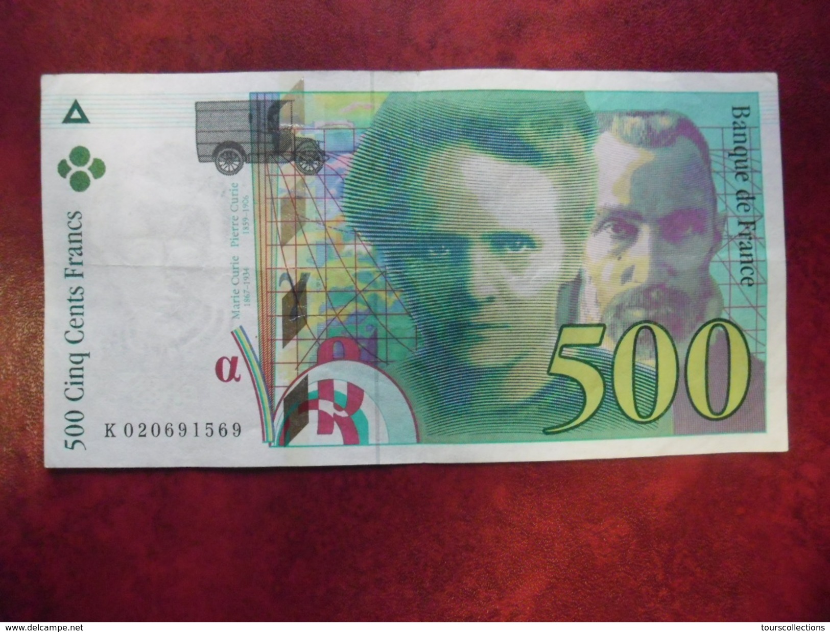 FAY 76/01 - 500 FRANCS PIERRE ET MARIE CURIE - 1994  TTB+à SUP -  K 020691569 - 500 F 1994-2000 ''Pierre Et Marie Curie''