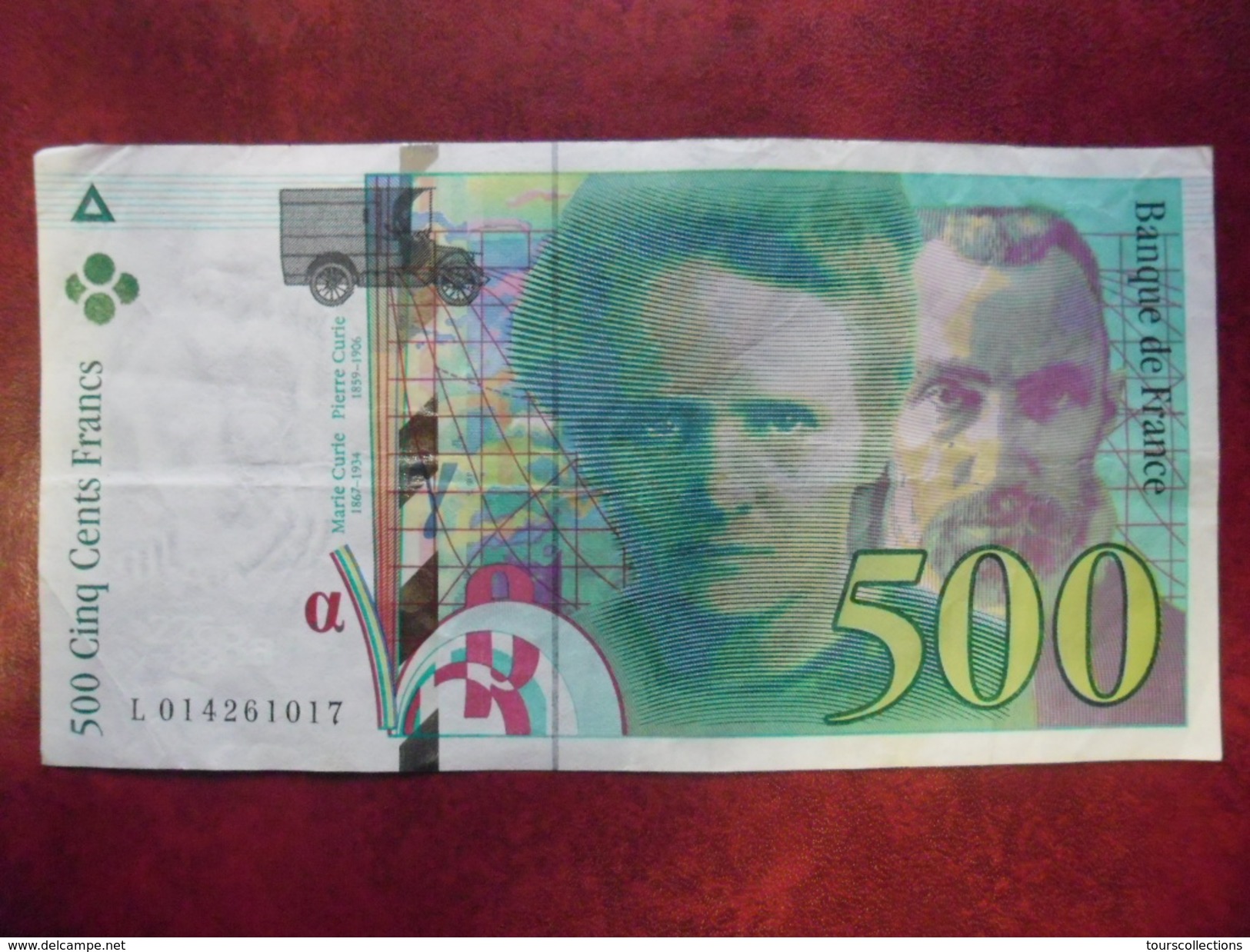 FAY 76/01 - 500 FRANCS PIERRE ET MARIE CURIE - 1994  TTB à TTB+ -  L 014261017 - 500 F 1994-2000 ''Pierre En Marie Curie''