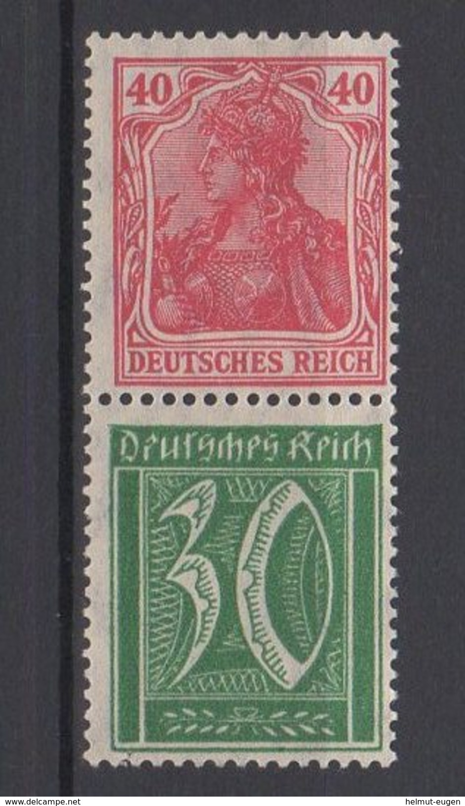 Deutsches Reich / Freimarken (Germania VIII), Freimarken Ziffern / MiNr. 145, 162 - Ungebraucht