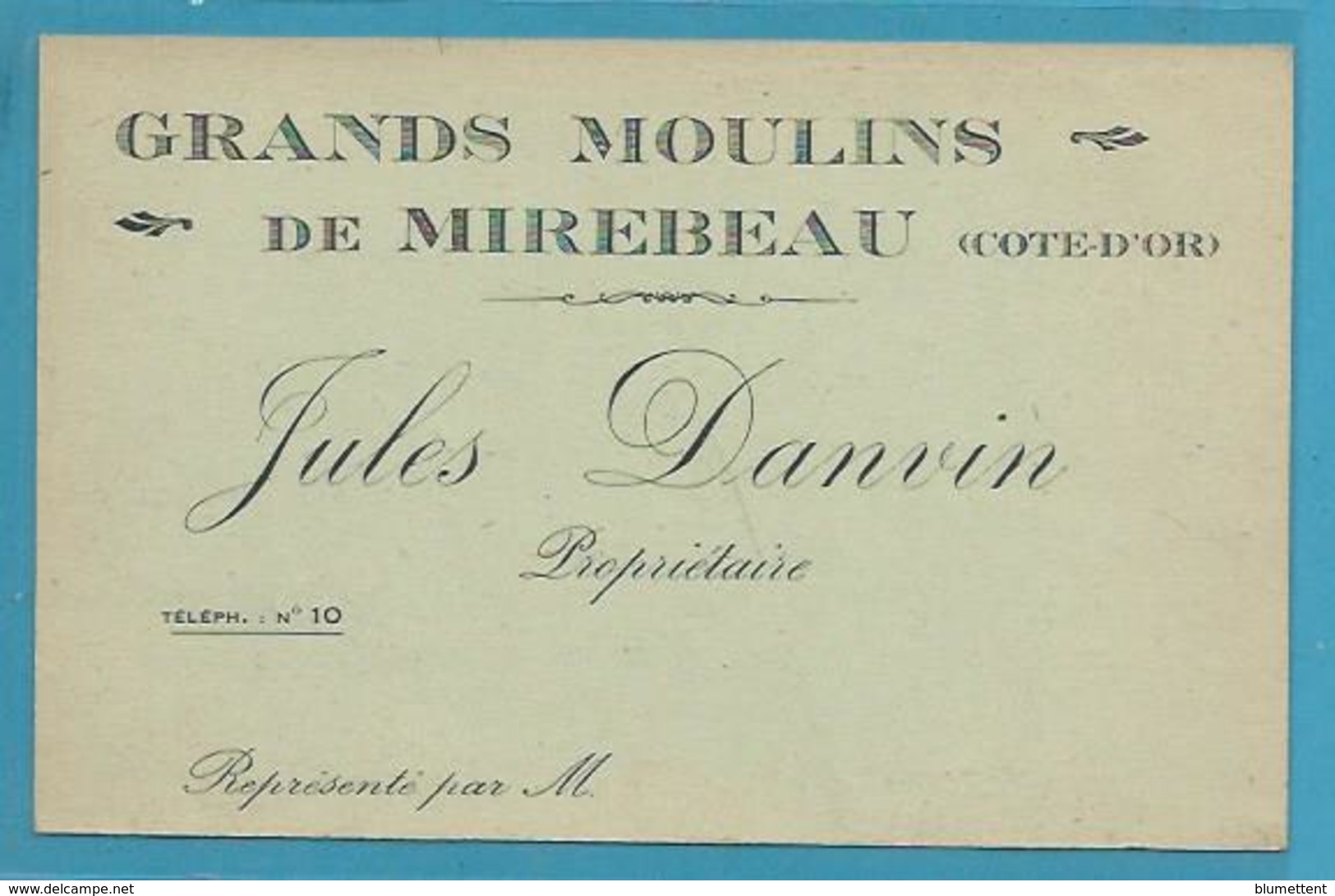 CPA Publicitaire Grands Moulins De MIREBEAU 21 - Mirebeau