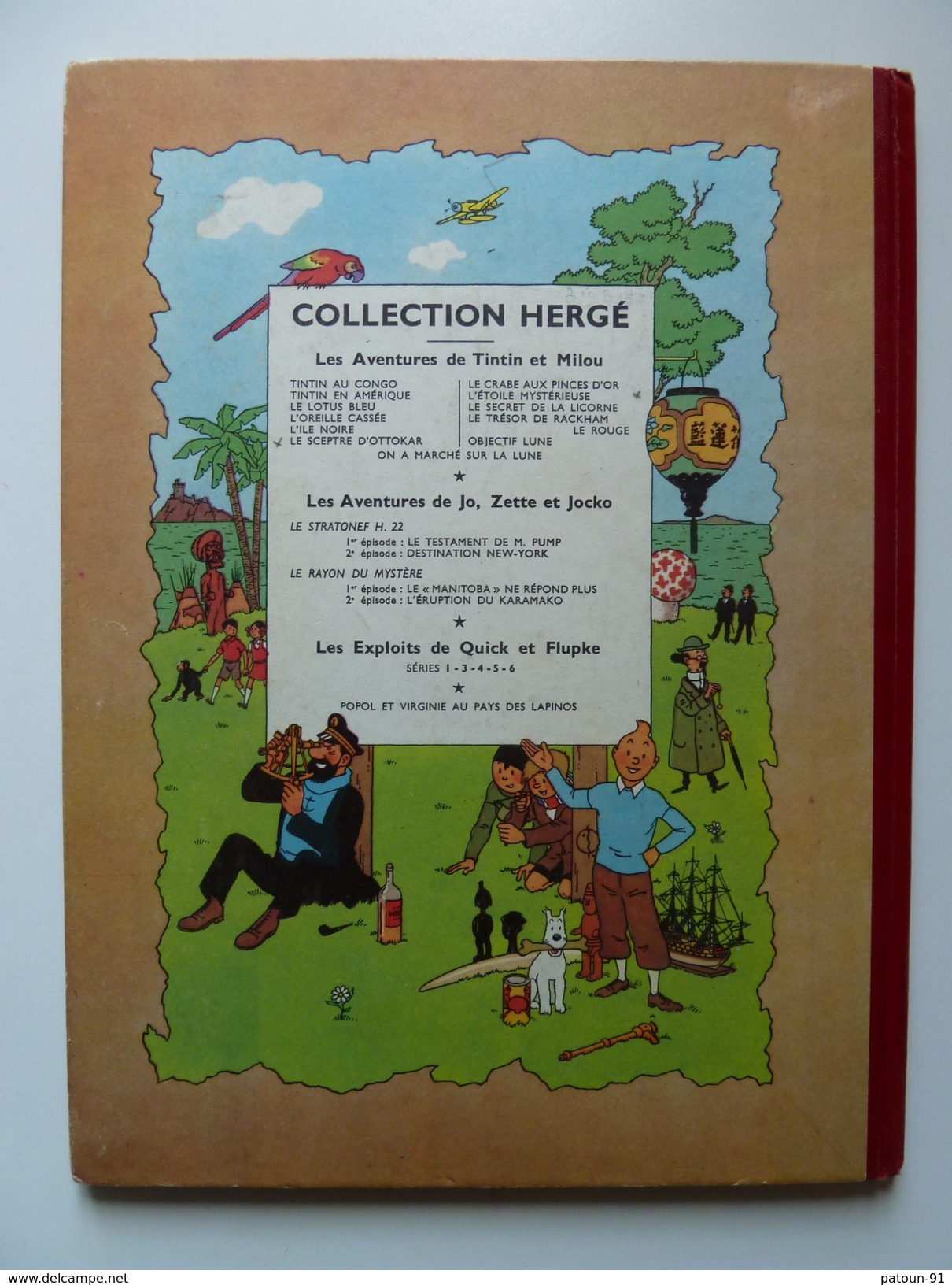 Tintin,On A Marché Sur La Lune, En EO Edition Française Casterman 1954, B11 En BE++ - Tintin