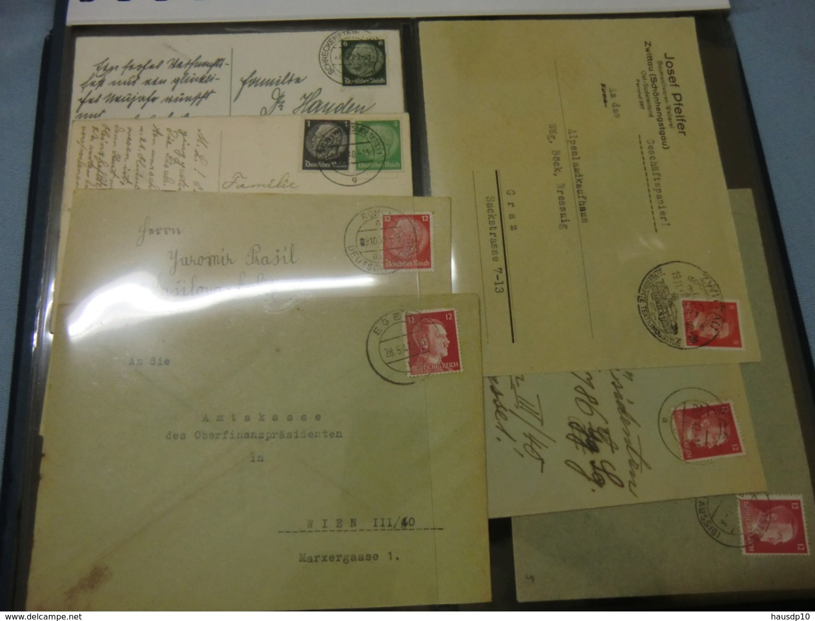 Album Sammlung Großes Lot DR Sudeten Stempel Briefe 100 Stück , Collection Letter Cover (10) - Sonstige & Ohne Zuordnung