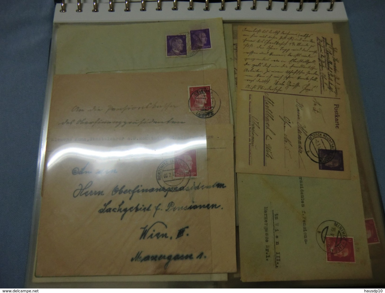 Album Sammlung Großes Lot DR Sudeten Stempel Briefe 100 Stück , collection Letter cover (10)