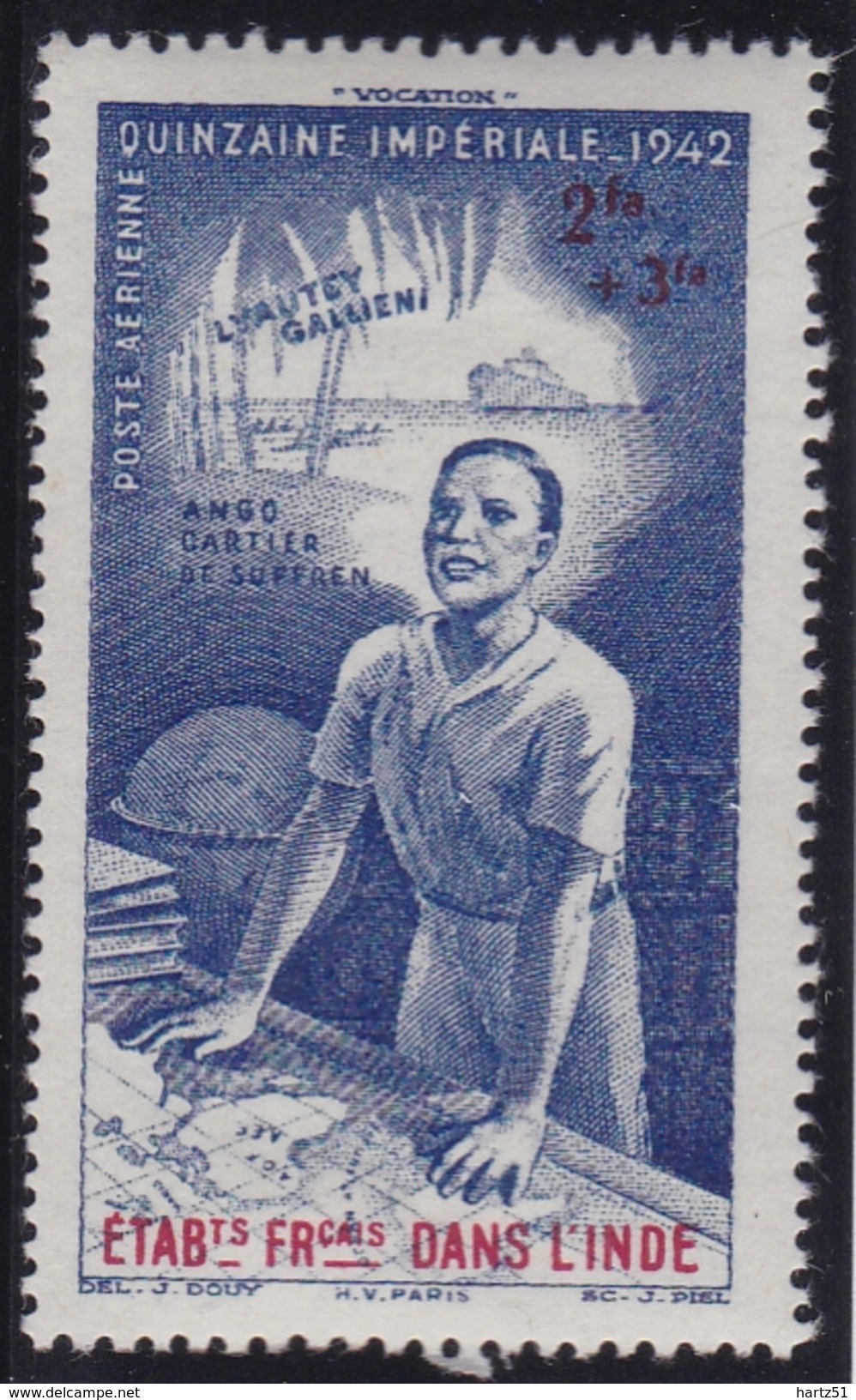 Inde PA N° 9 Neufs * - Unused Stamps