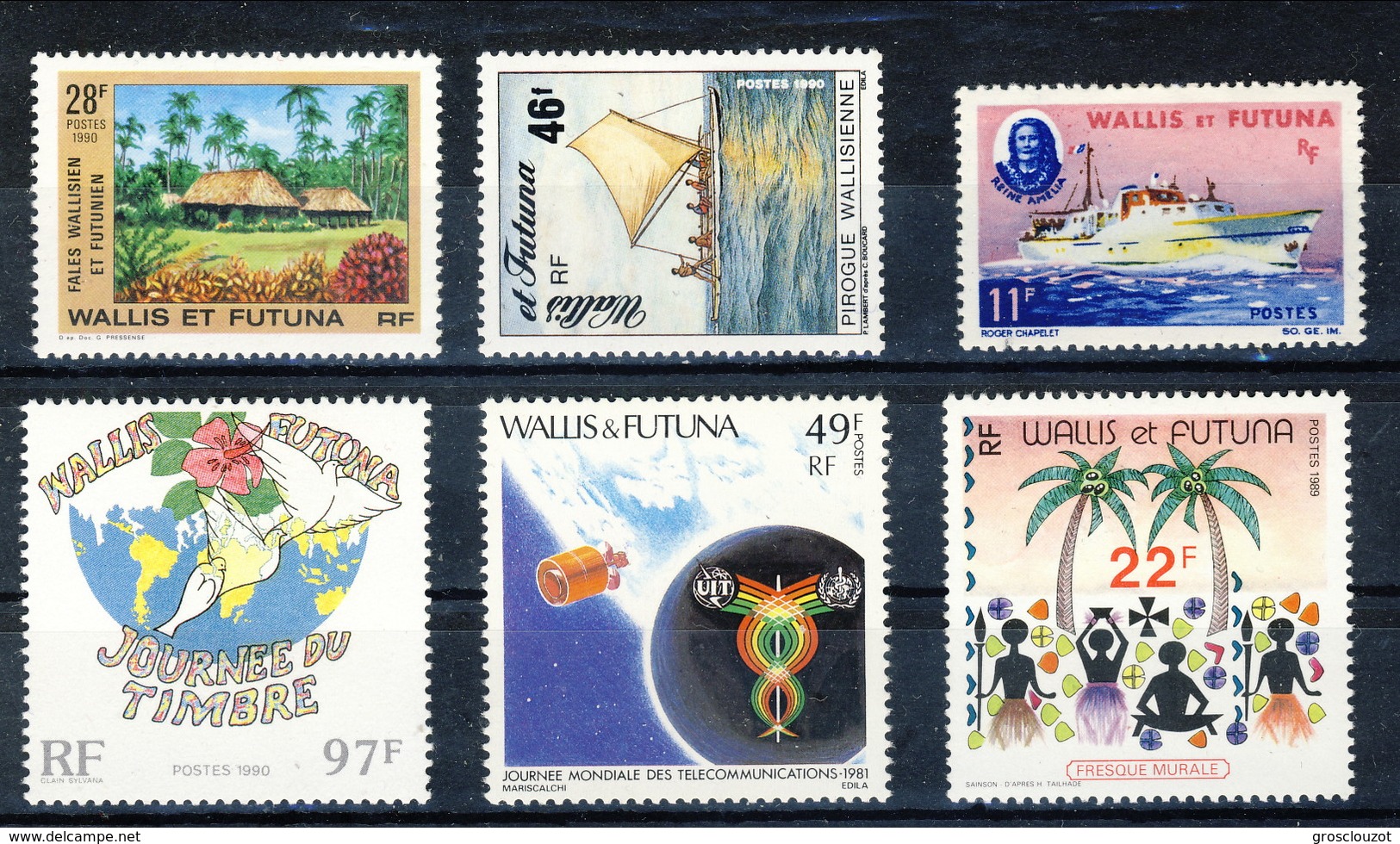 WF 1965-91 Piccolo Lotto Di 6 Valori MNH Cat. &euro; 16 - Nuovi