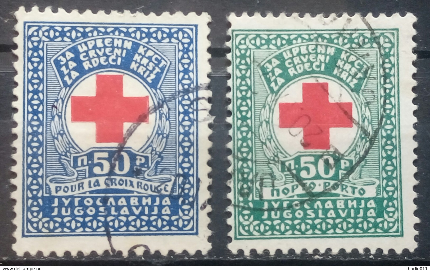 RED CROSS-SET-YUGOSLAVIA-1933 - Charity Issues