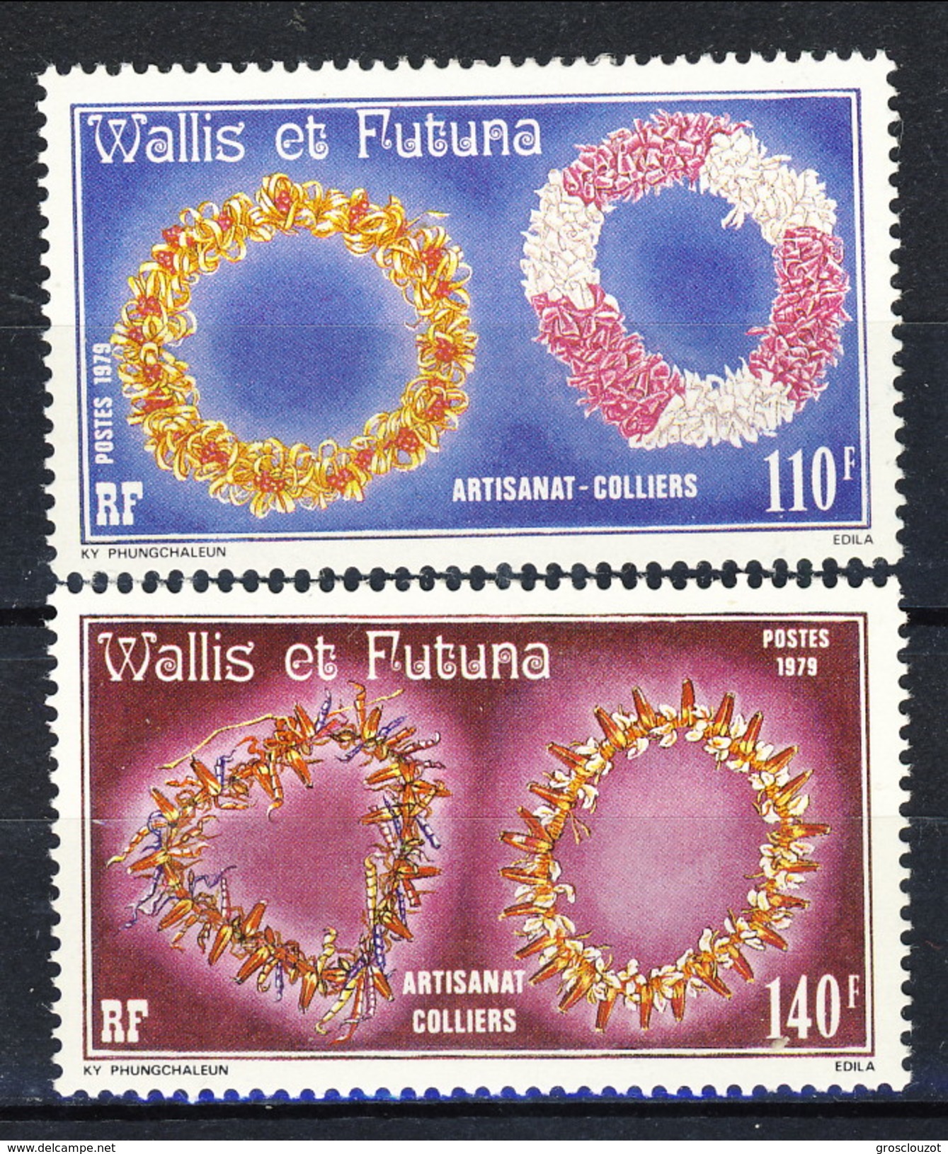 WF 1979 Serie N. 241-242 Collane MNH Cat. &euro; 10,40 - Unused Stamps
