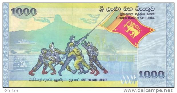SRI LANKA P. 122a 1000 R 2009 UNC - Sri Lanka