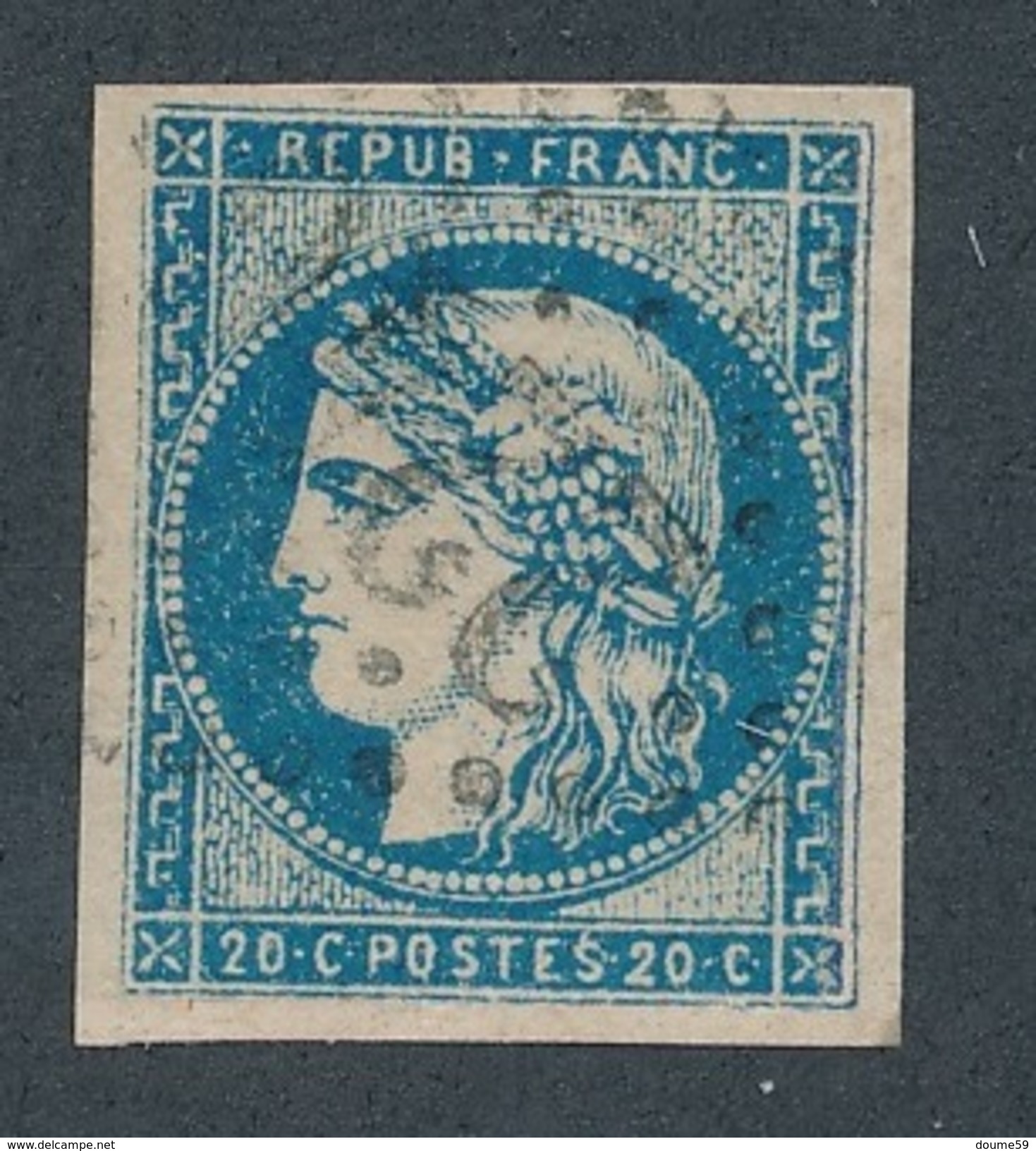 BA-8-FRANCE: Lot Avec N°44A Obl  Replaqué TB D'aspect - 1870 Uitgave Van Bordeaux