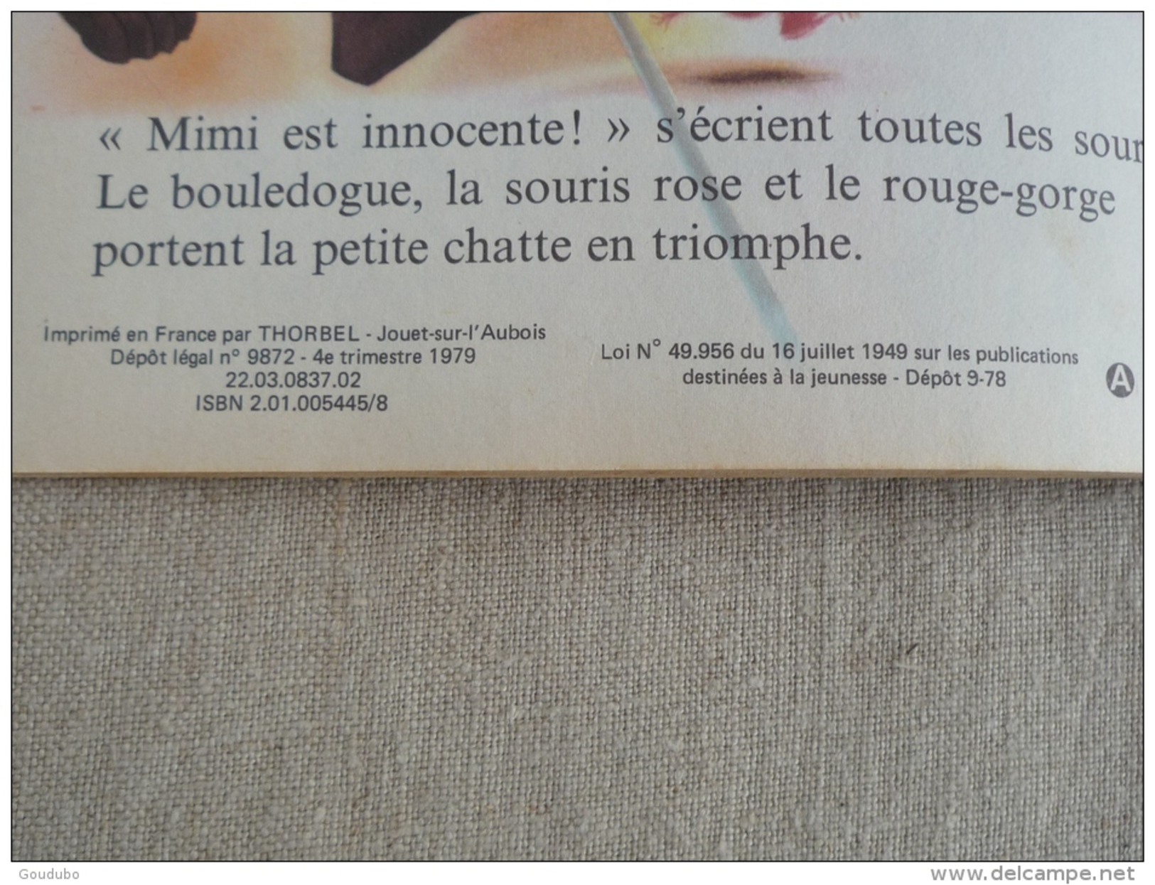 Mimi au pays des souris Gilles Saint-Cérère Simone Baudoin  les albums roses Hachette 1979. Voir photos.