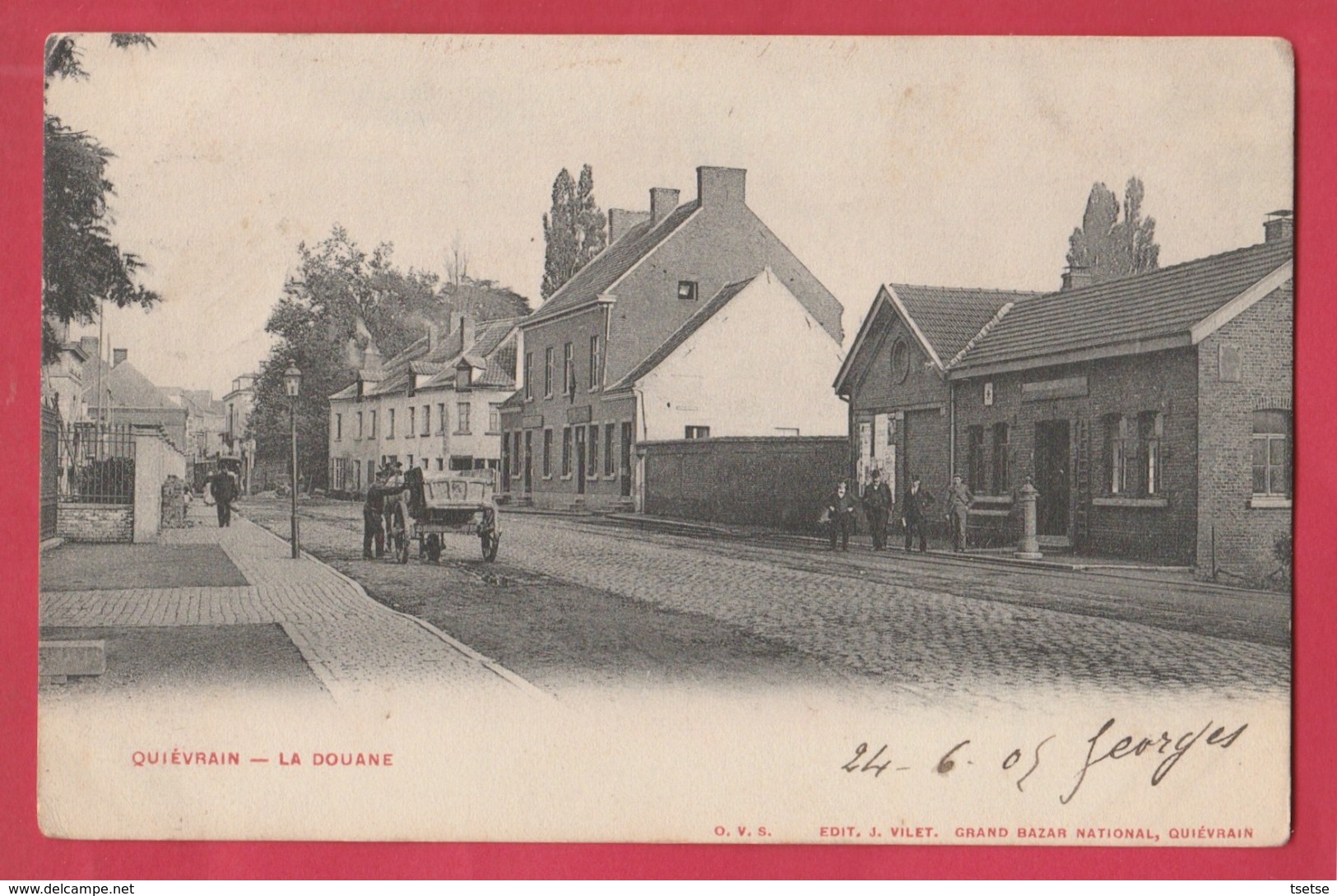 Quiévrain - La Douane  - 1905 ( Voir Verso ) - Quievrain