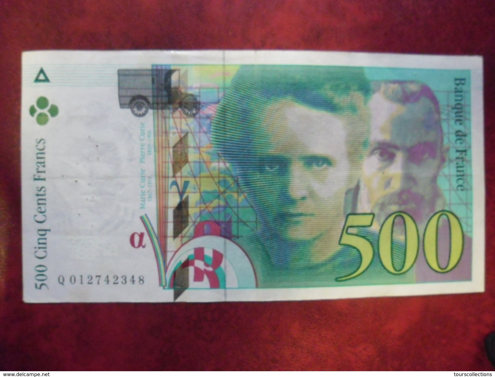 FAY 76/01 - 500 FRANCS PIERRE ET MARIE CURIE - 1994  TTB  -  Q 012742348 - 500 F 1994-2000 ''Pierre En Marie Curie''