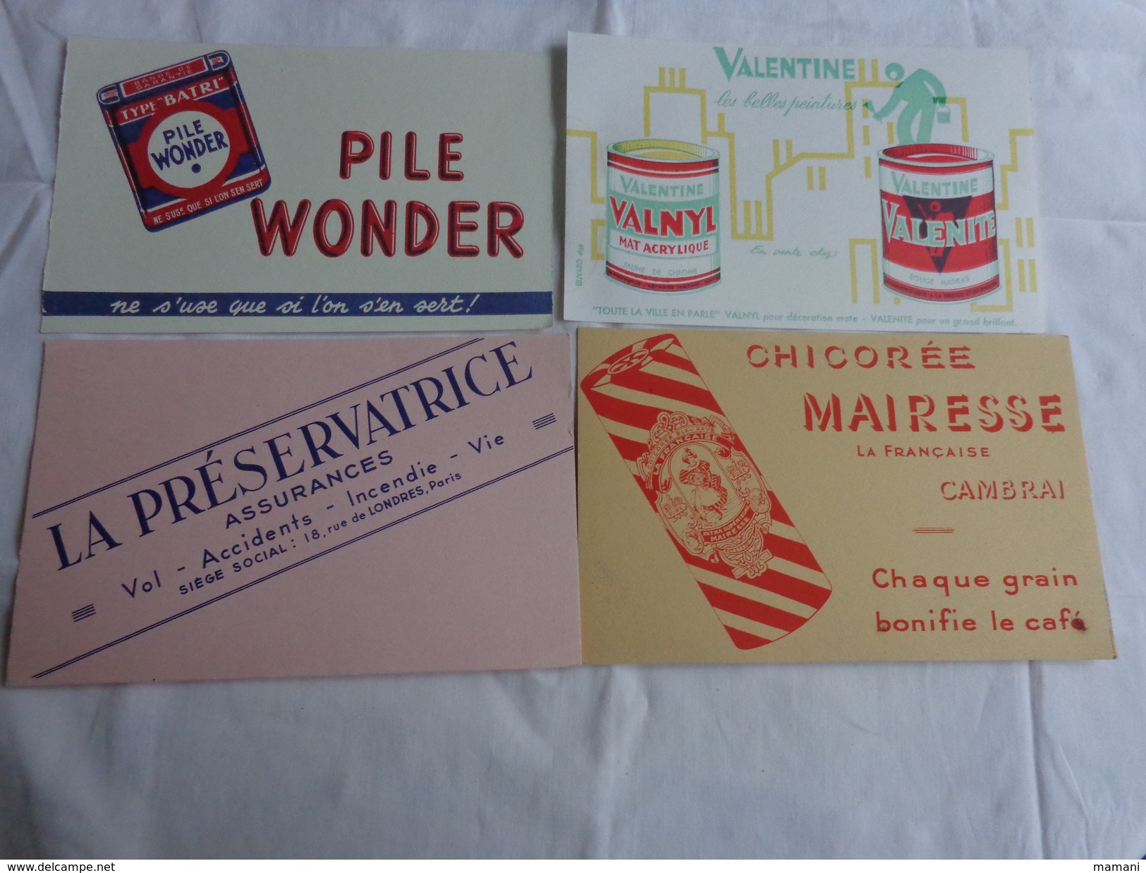 4 Buvards -chicoree Mairesse-valentine-assurance-wonder - Chaussures