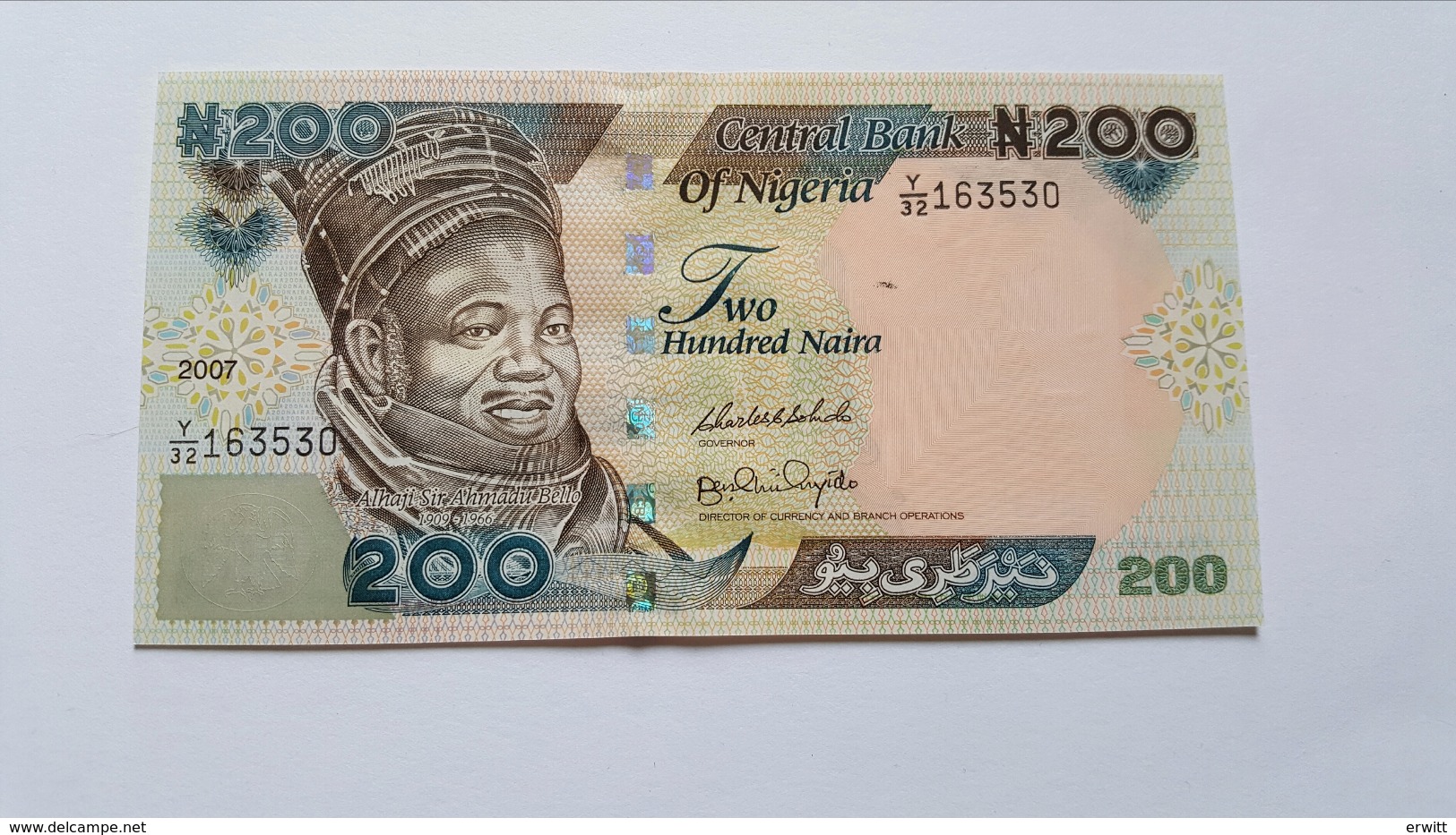 NIGERIA 200 NAIRA 2007 - Nigeria