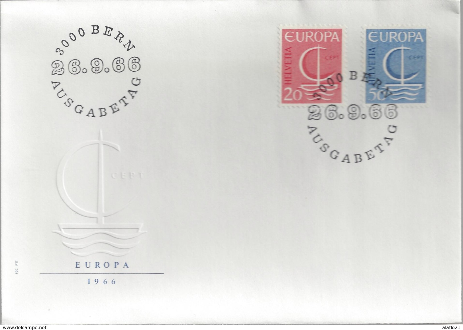 SUISSE - ENVELOPPE 1er JOUR - FDC - EUROPA CEPT 1966 - 1966