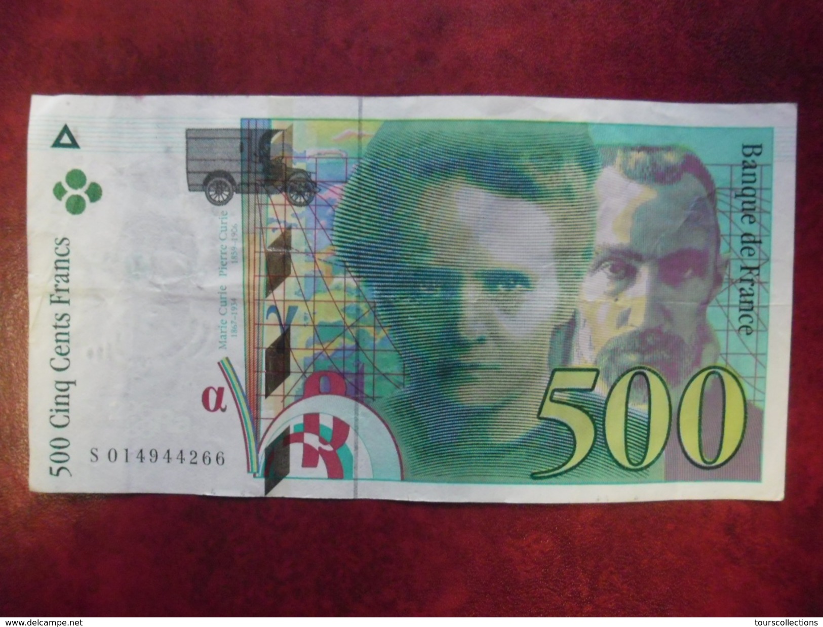 FAY 76/01 - 500 FRANCS PIERRE ET MARIE CURIE - 1994  TTB  - S 014944266 - 500 F 1994-2000 ''Pierre Et Marie Curie''