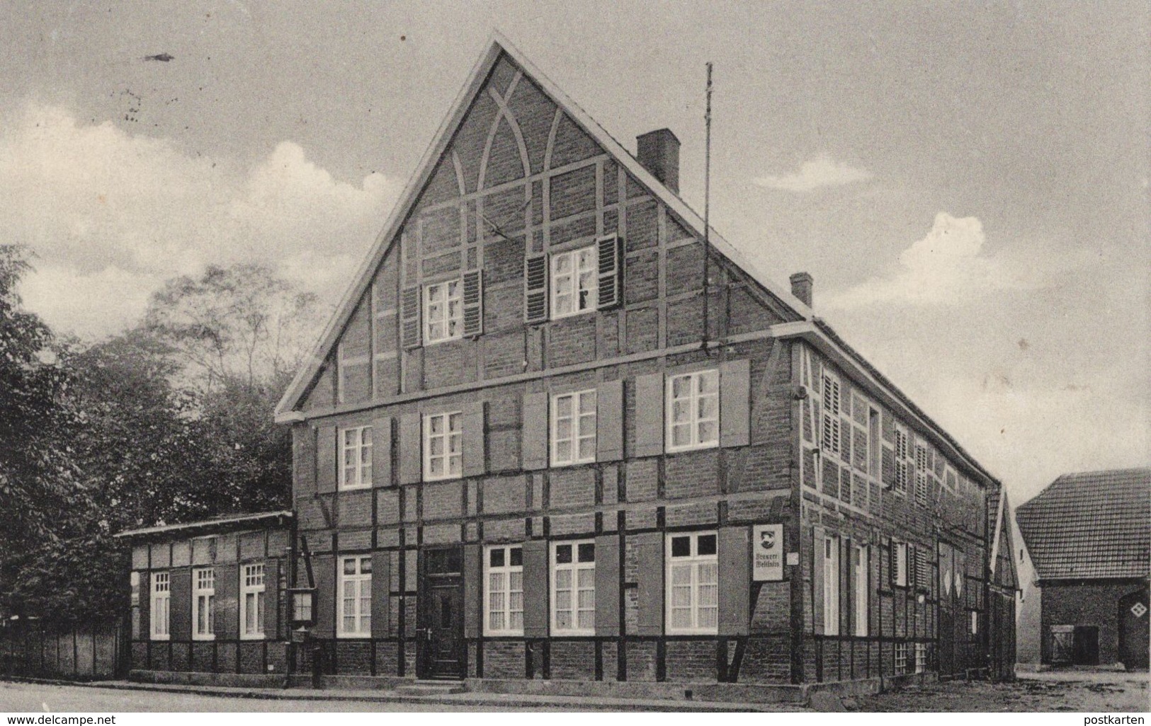 ALTE POSTKARTE GASTWIRTSCHAFT AUG. BÖRGER DAVENSBERG BEZ. MÜNSTER Brauerei Westfalia Ansichtskarte Cpa AK Postcard - Ascheberg