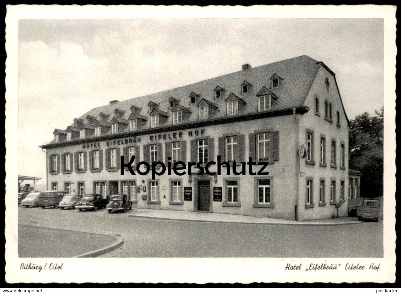ALTE POSTKARTE BITBURG EIFEL HOTEL EIFELBRÄU EIFELER HOF INHABER WILLI ESCH Ansichtskarte Cpa AK Postcard - Bitburg