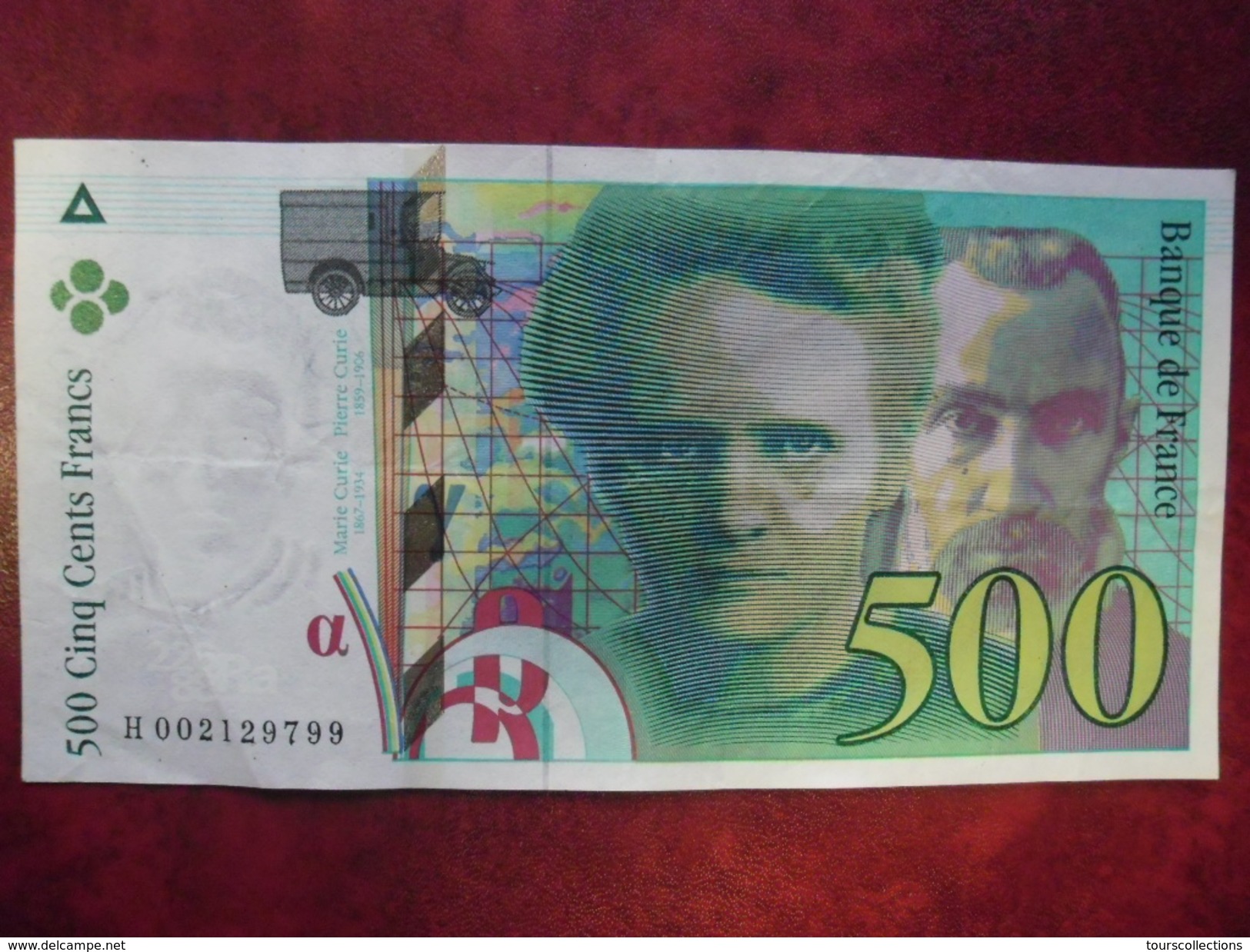 FAY 76/01 - 500 FRANCS PIERRE ET MARIE CURIE - 1994  TTB+  - H 002129799 - 500 F 1994-2000 ''Pierre En Marie Curie''