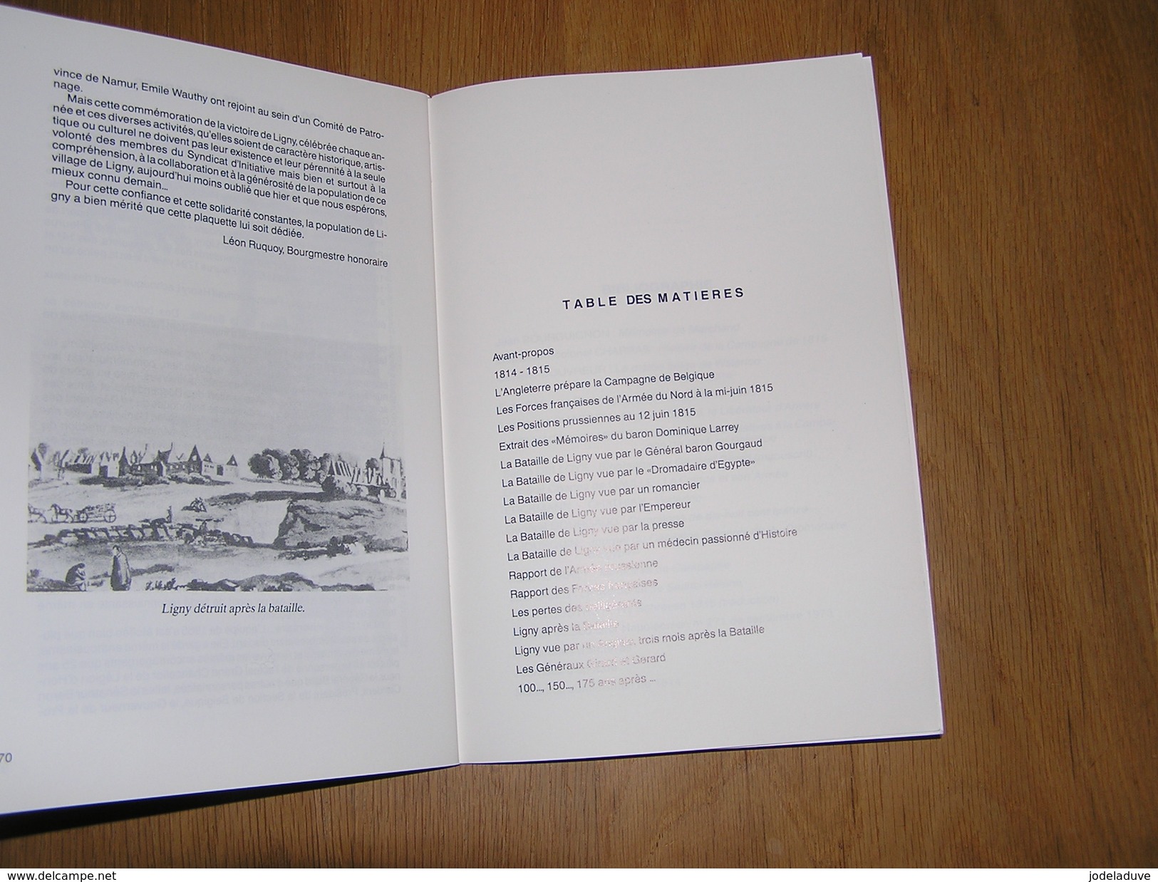 A LIGNY J' AVAIS GAGNE ! Régionalisme Brabant Bataille De Waterloo Napoléon 1 Er Empire Guerre Bataille - Belgio